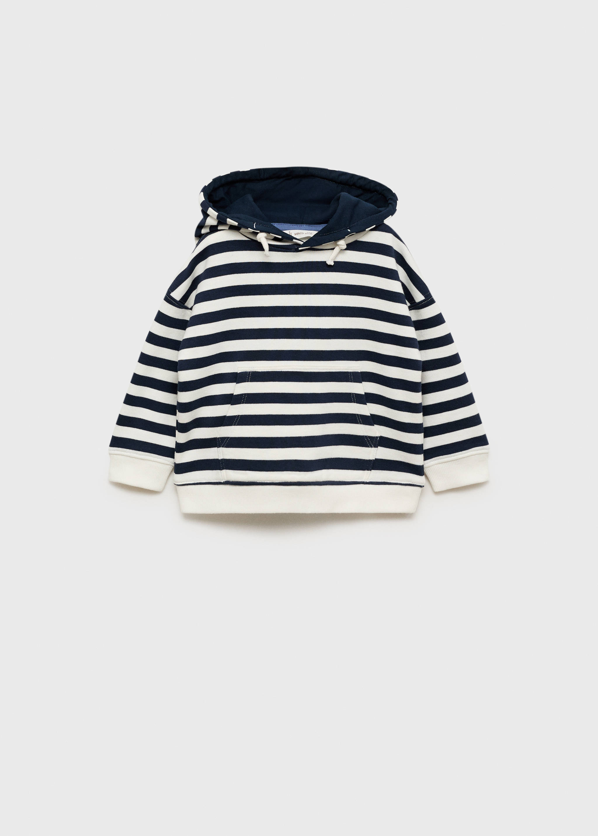 Gestreiftes Sweatshirt mit Kapuze - Artikel ohne Model