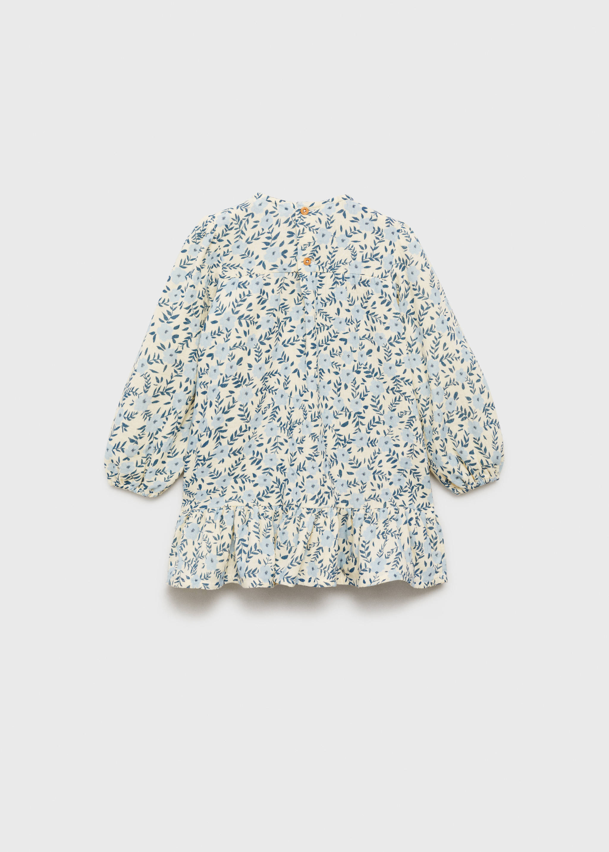 Printed cotton dress - Reverse of the article