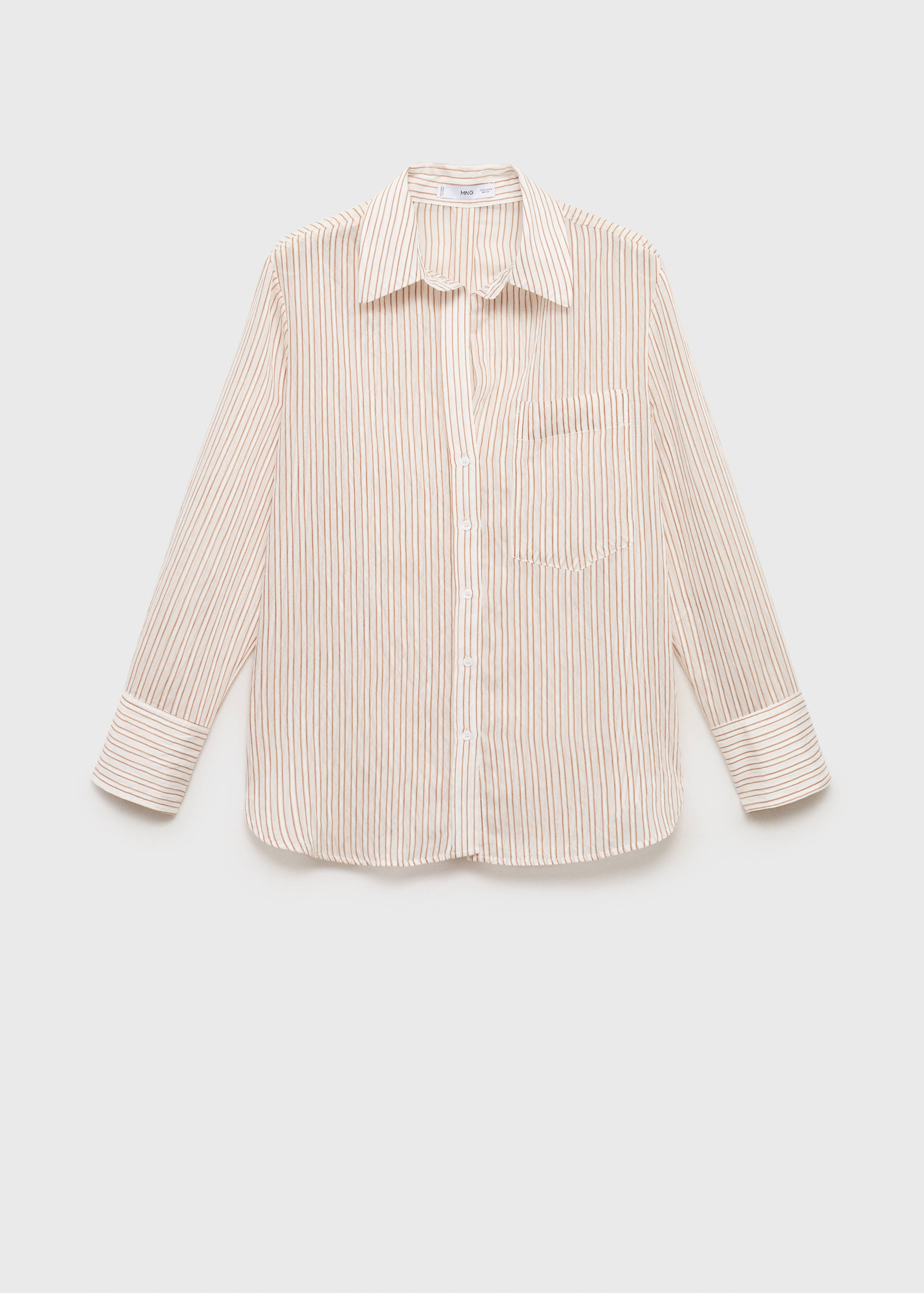 Semi-transparent striped shirt - Article without model