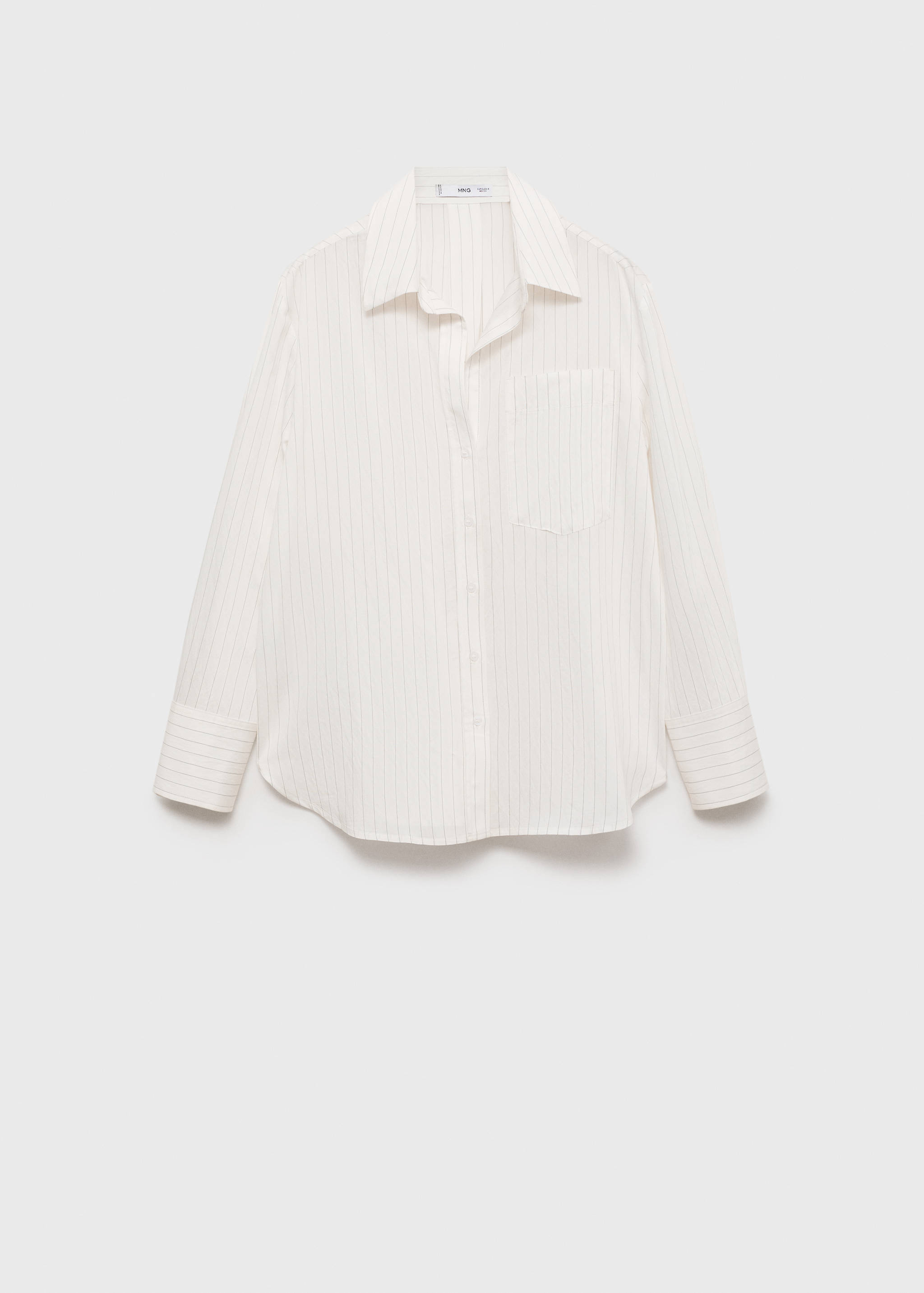 Semi-transparent striped shirt - Article without model