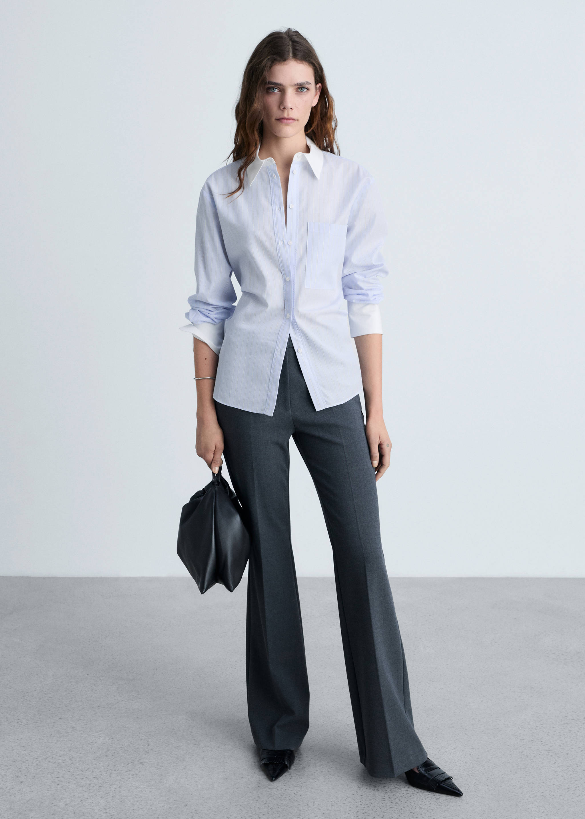 Cotton-blend combined shirt - General plane