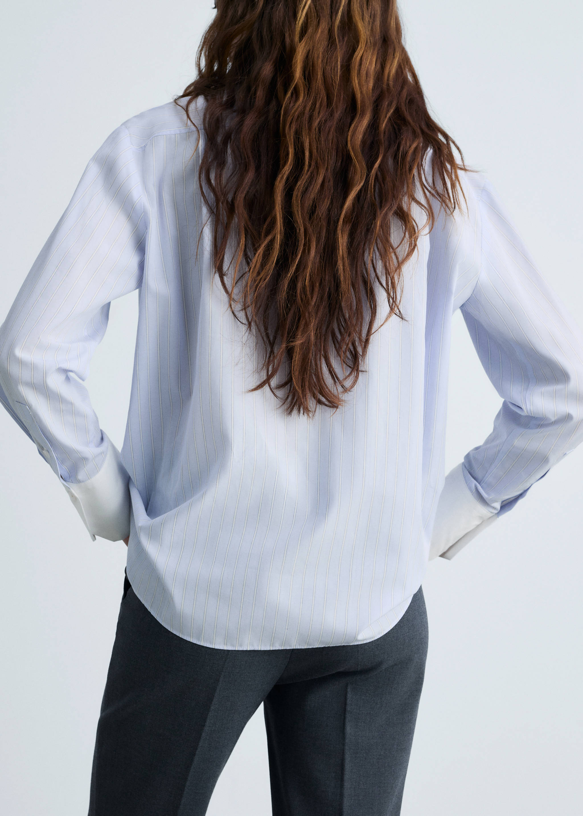 Cotton-blend combined shirt - Reverse of the article
