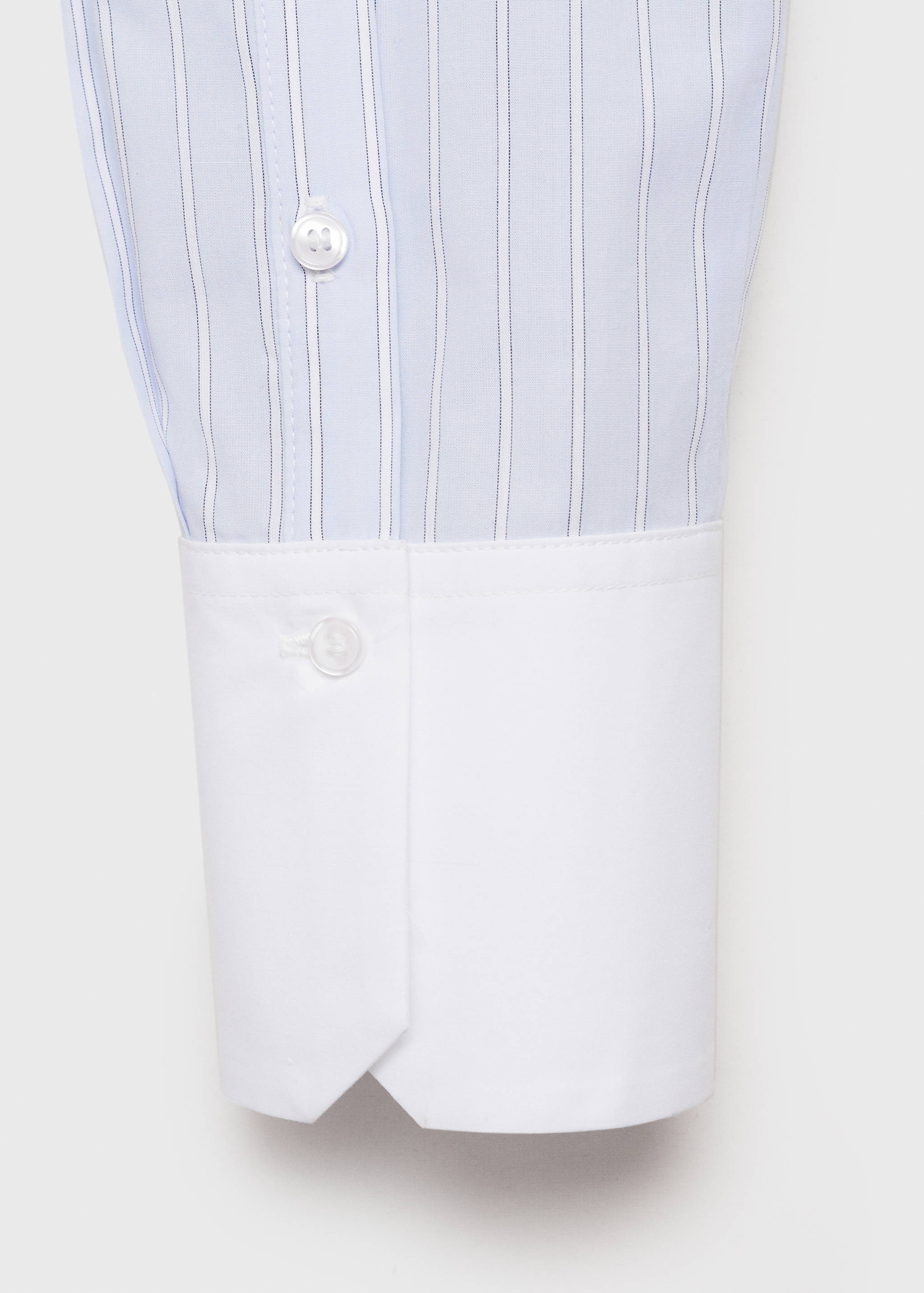 Cotton-blend combined shirt - Details of the article 0