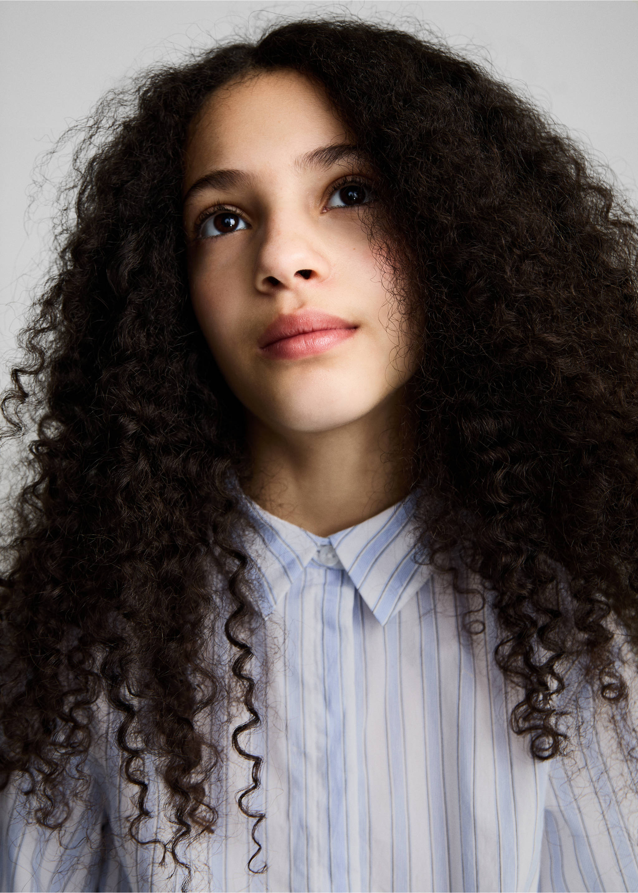 Shirt with adjustable waist - Details of the article 1, Blue. Ref: 87024807-00.