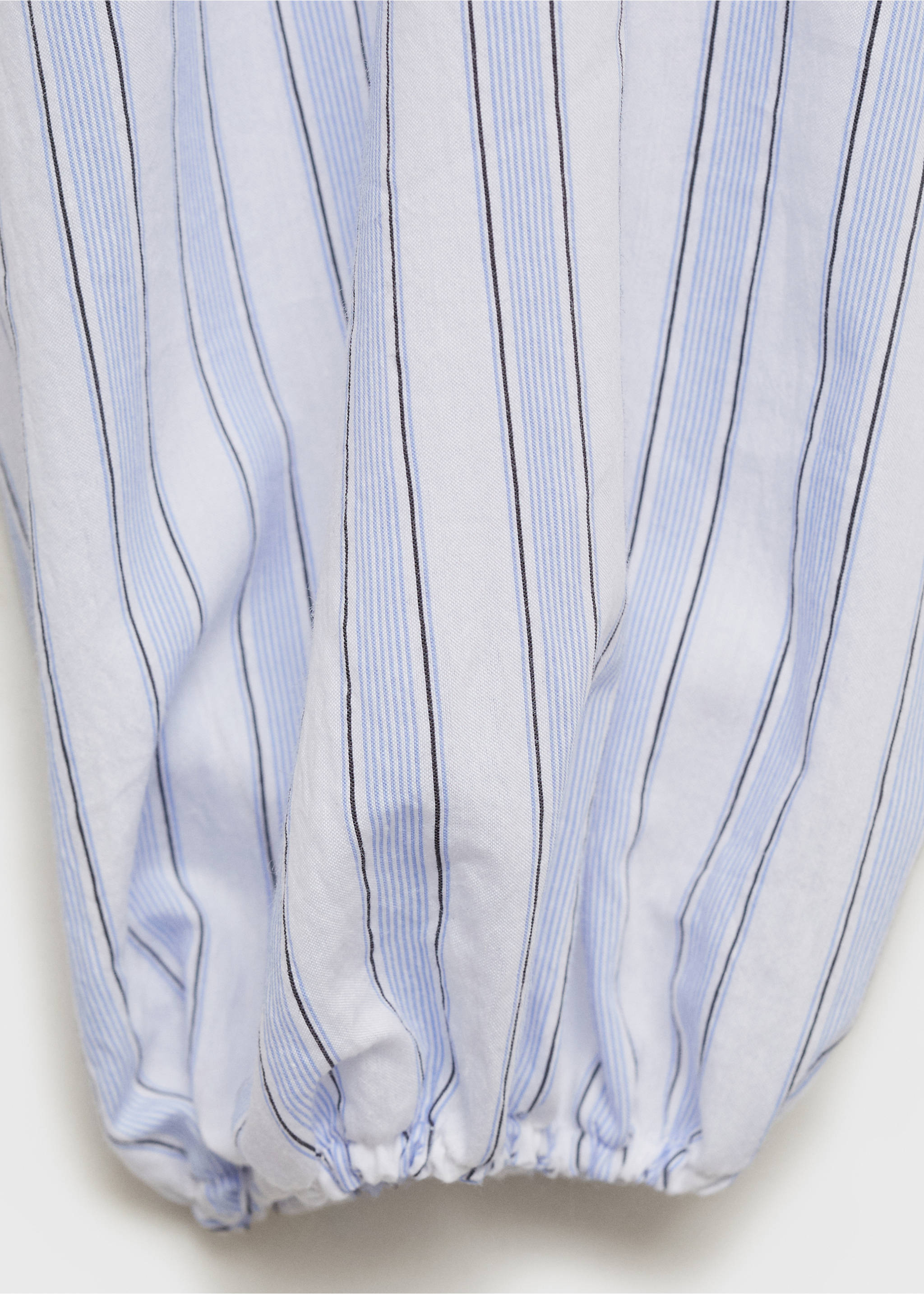 Shirt with adjustable waist - Details of the article 0, Blue. Ref: 87024807-00.