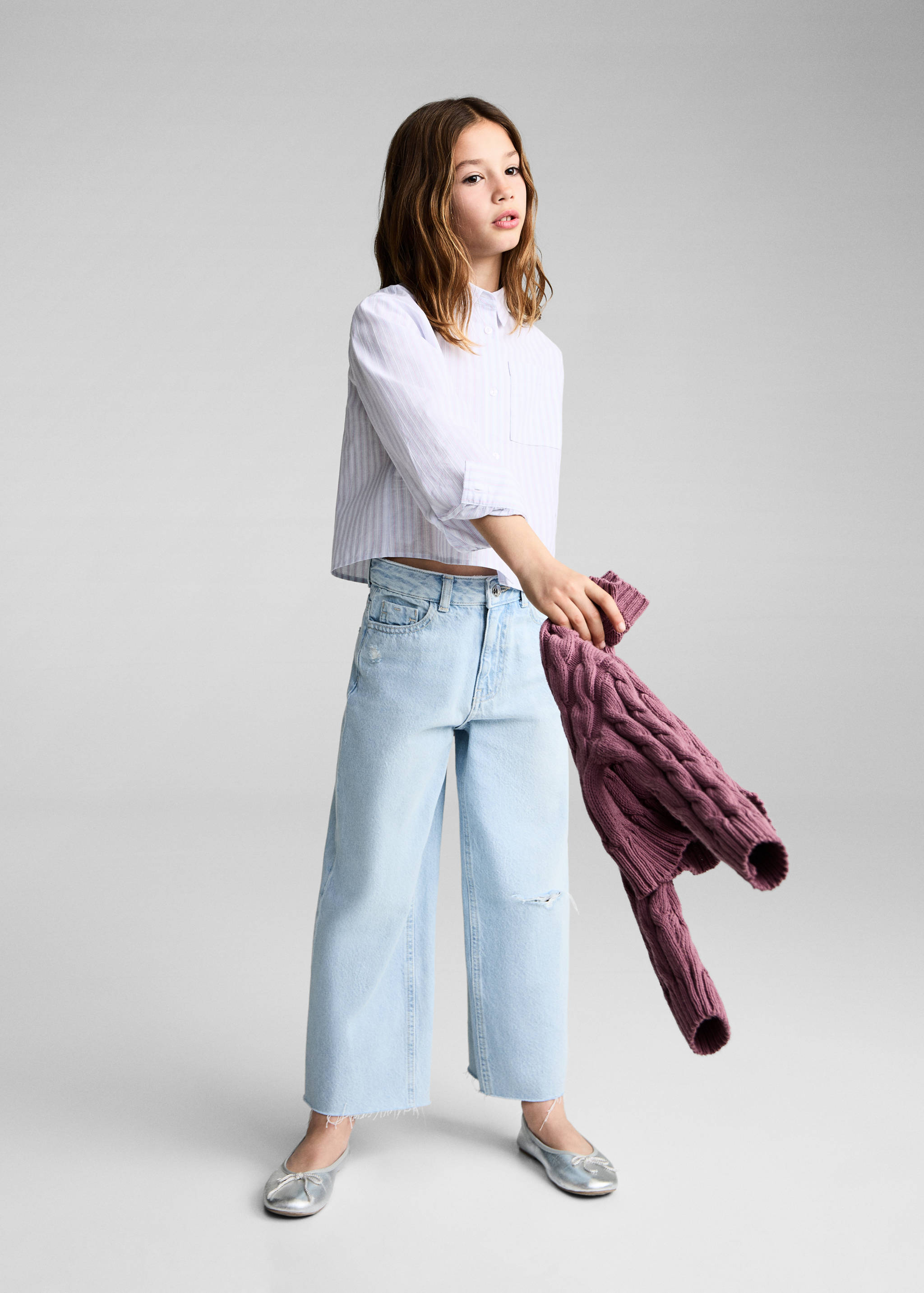 Chemise rayée poche - Plan général