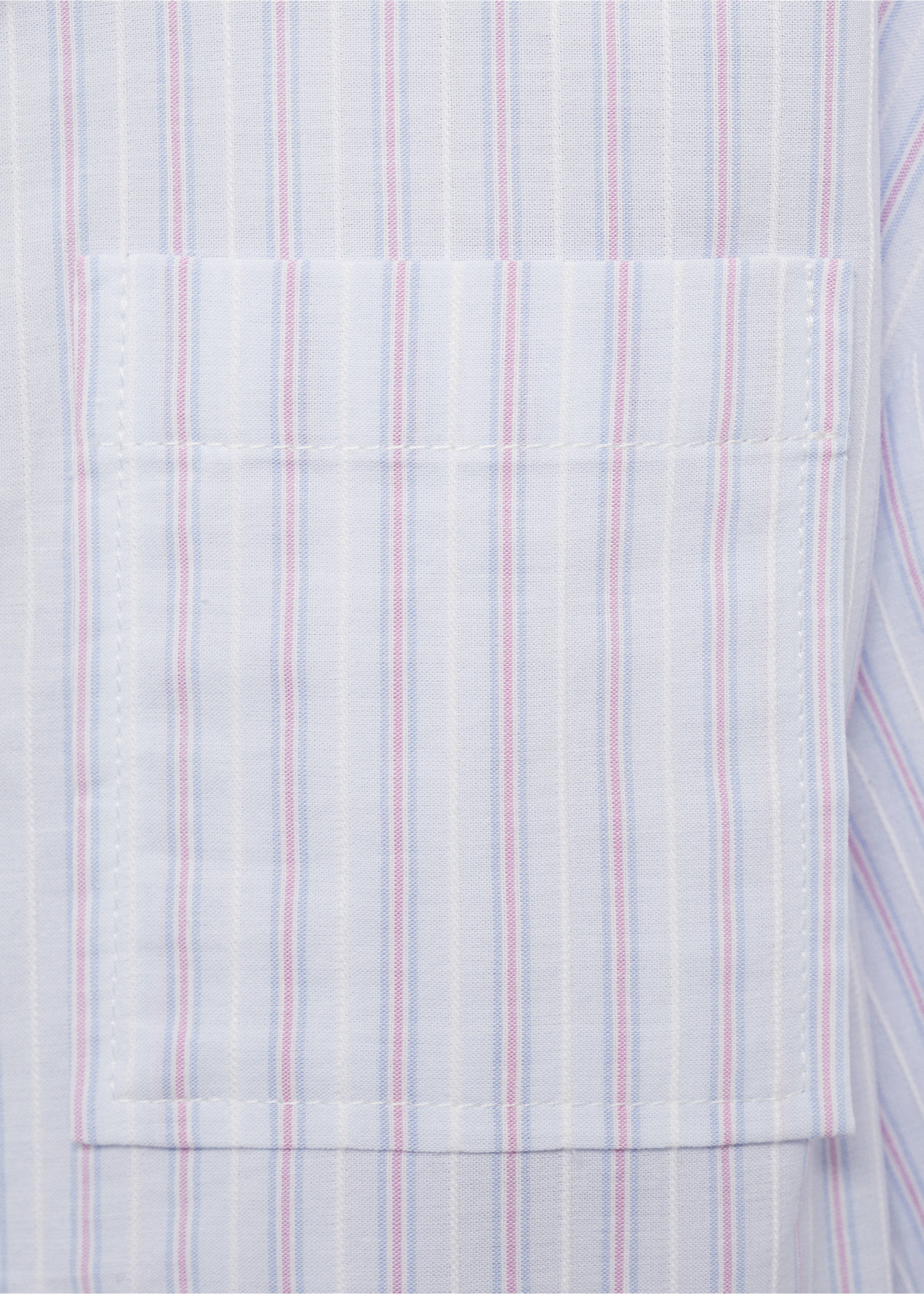 Chemise rayée poche - Détail de l'article 0, Bleu ciel. Ref: 87024808-00.