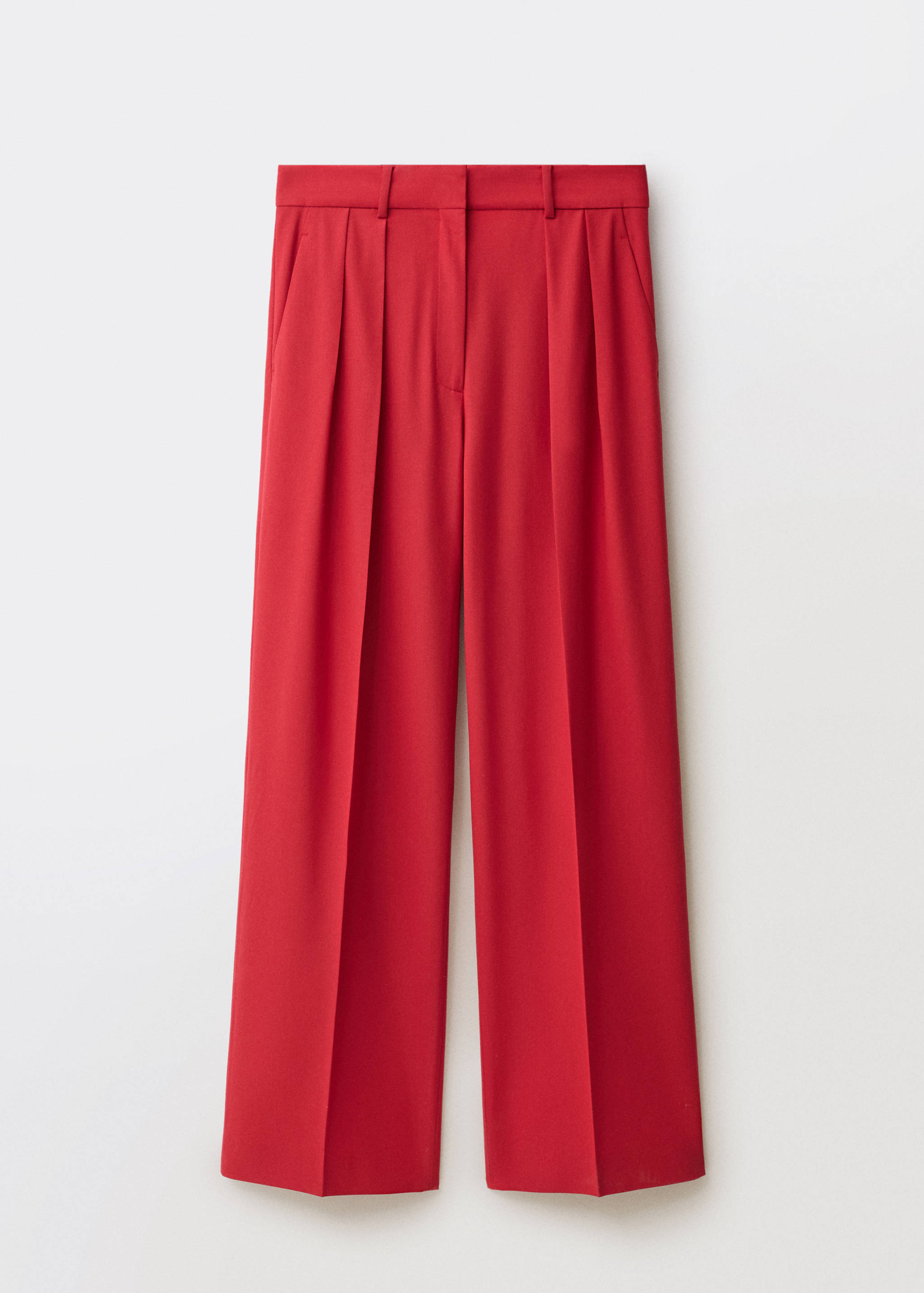 Wide leg wool-blend suit trousers - Article without model