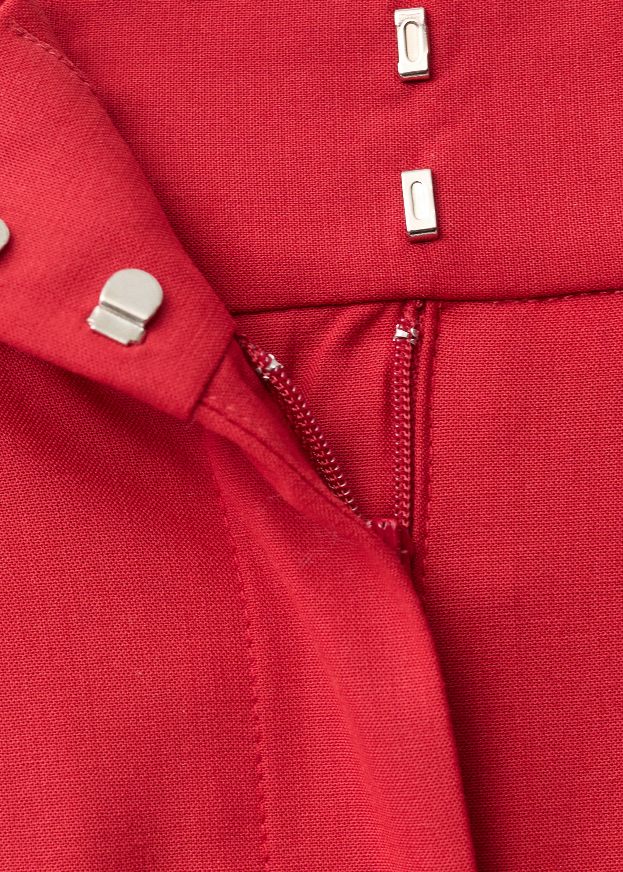 Wide leg wool-blend suit trousers - Details of the article 0