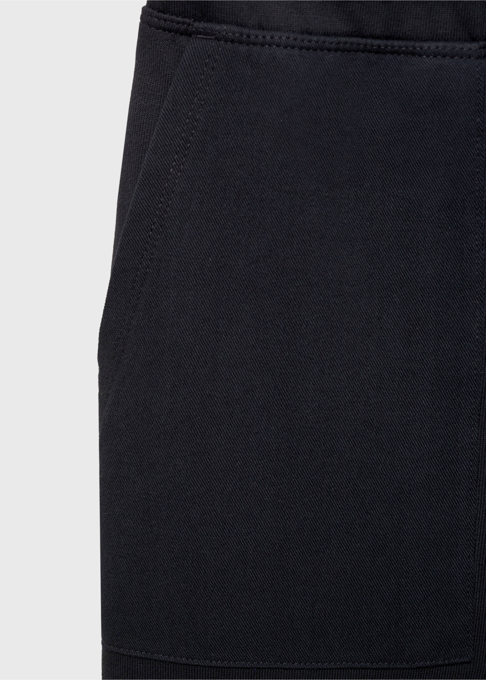 Jogger-Hose aus Baumwolle - Detail des Artikels 0, Anthrazit. Ref: 87025138-00.