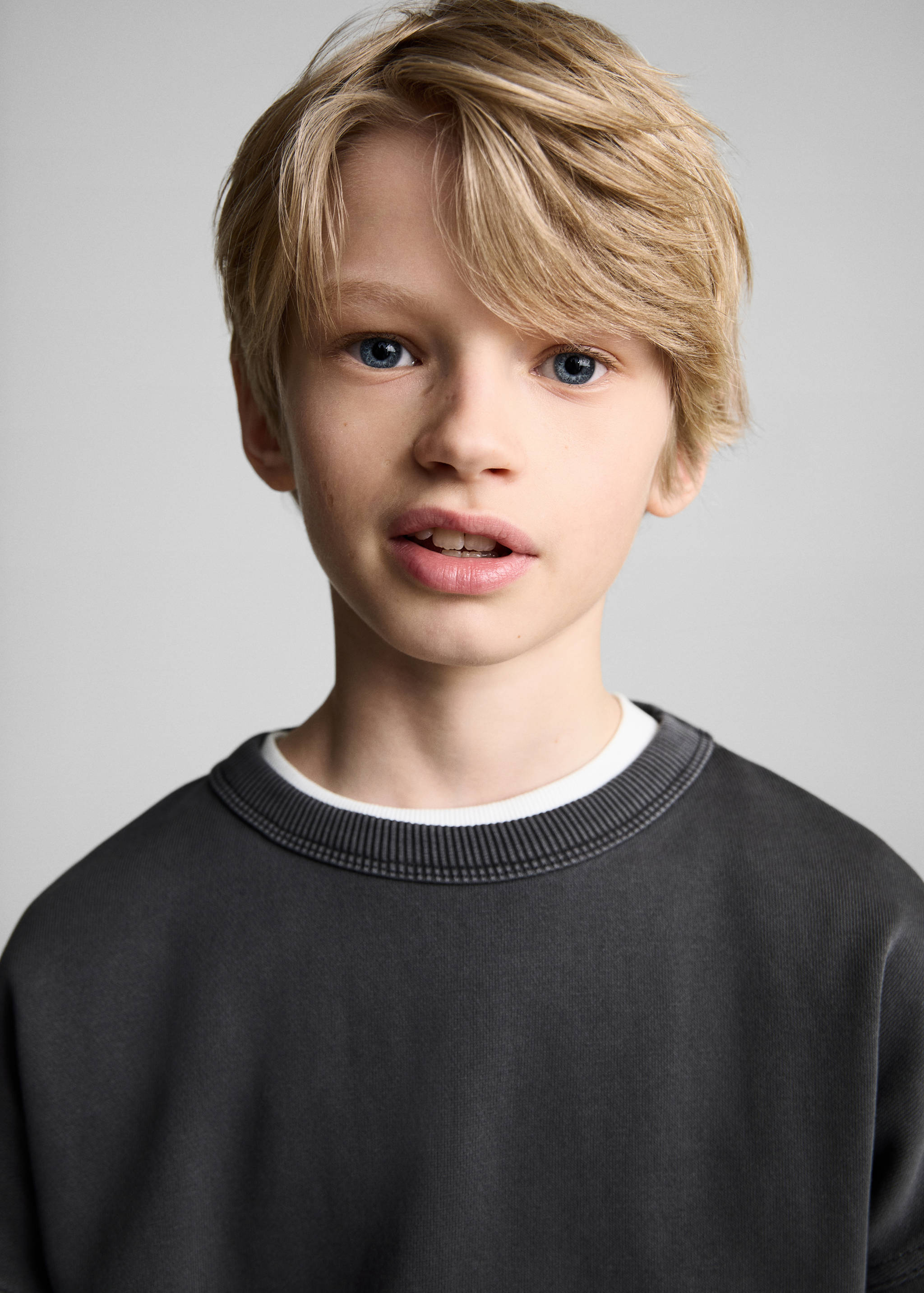 Printed cotton sweatshirt - Details of the article 1