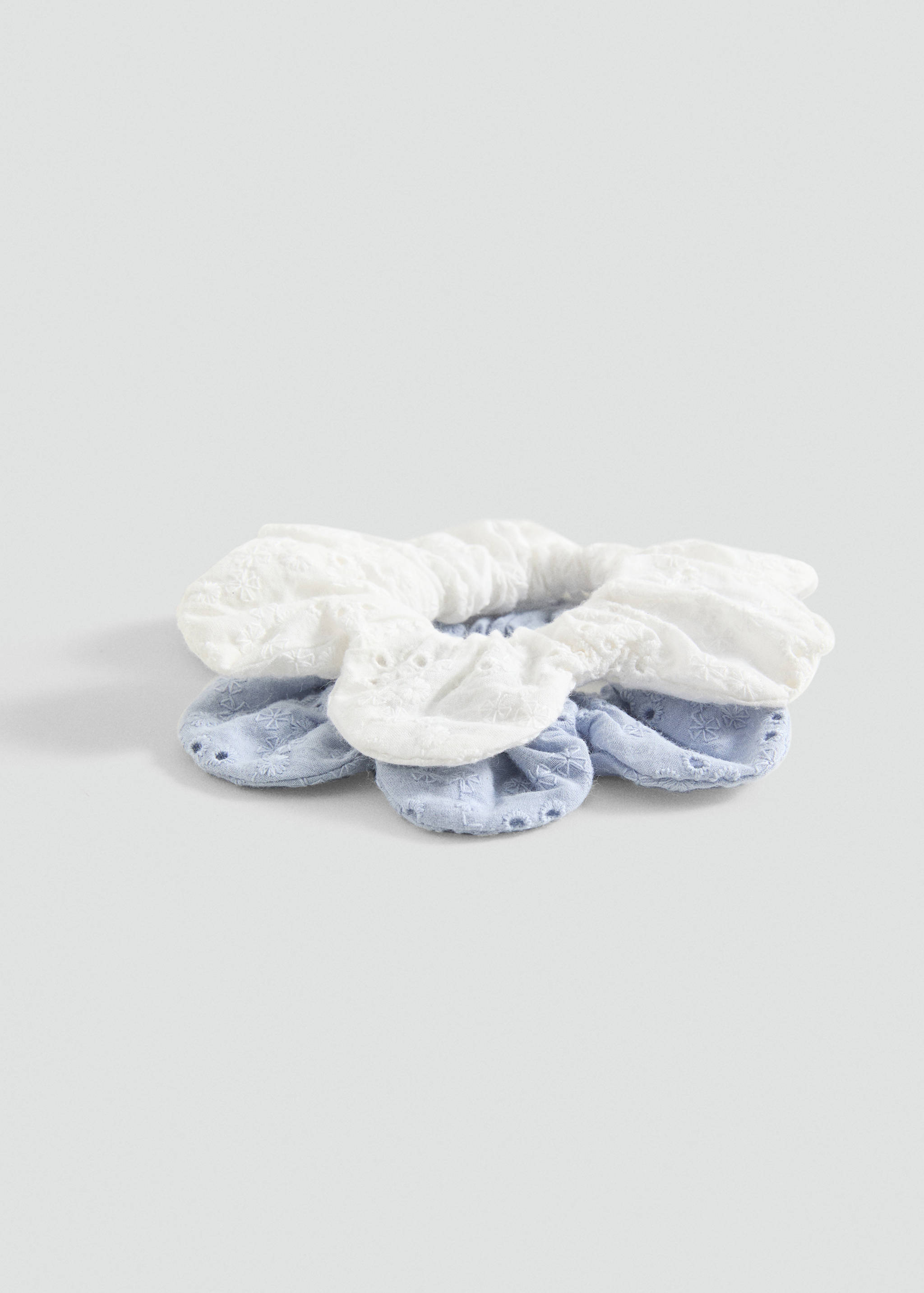 Pack 2 flower scrunchies - Medium plane