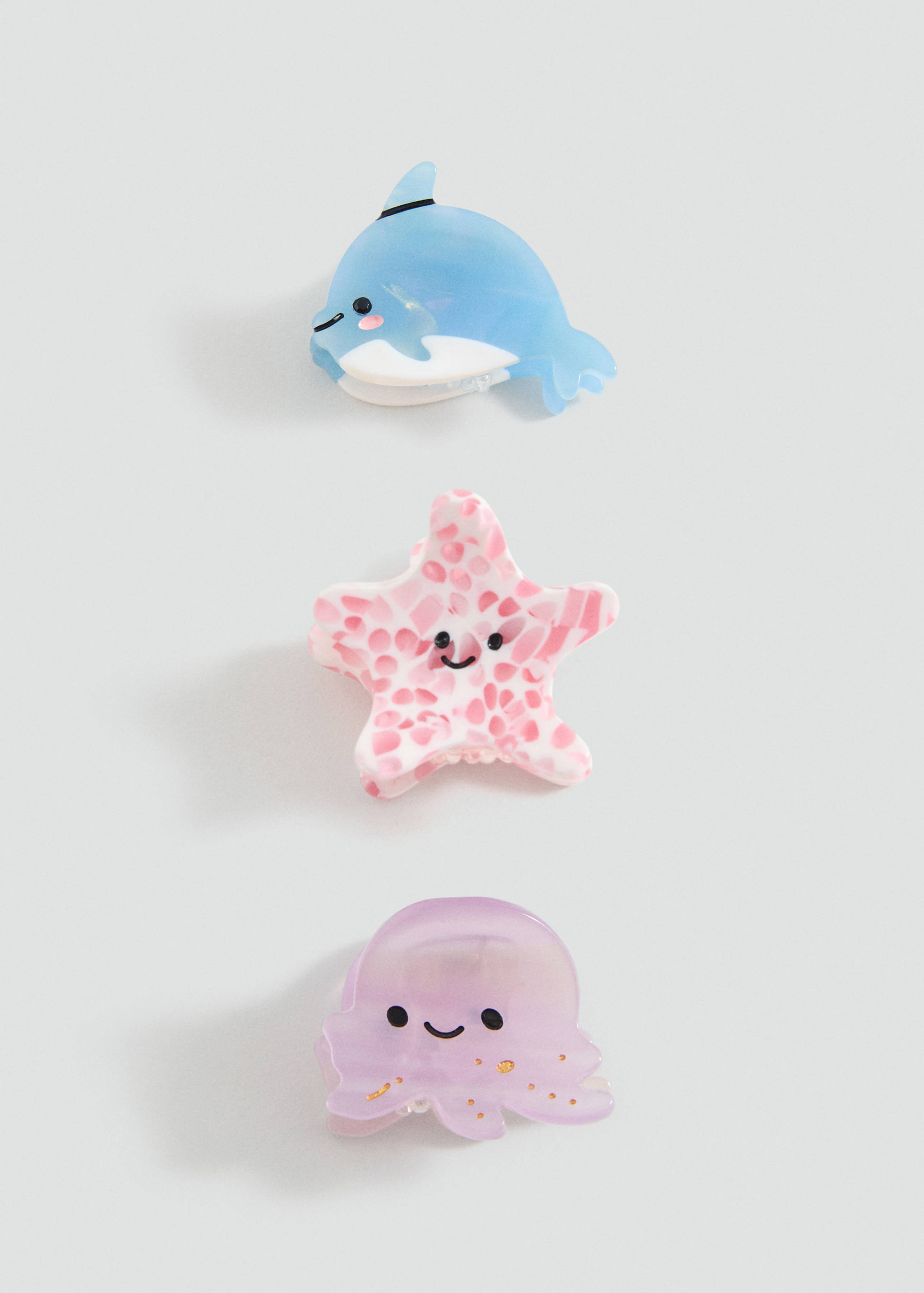 Σετ 3 τσιμπιδάκια μαλλιών - Προϊόν χωρίς μοντέλο