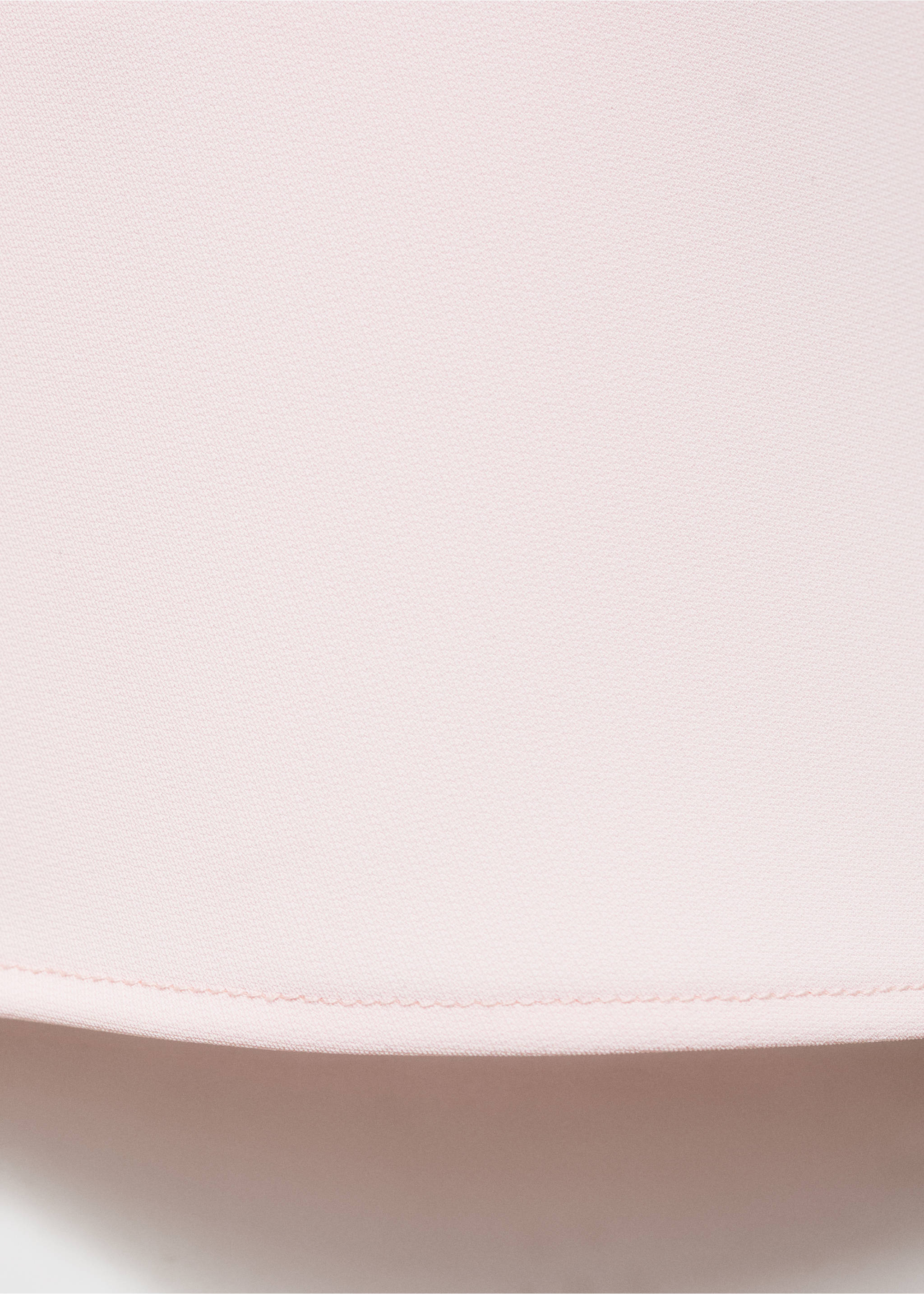 Satin dress with draped back - Details of the article 0, Pastel Pink. Ref: 87025727-00.