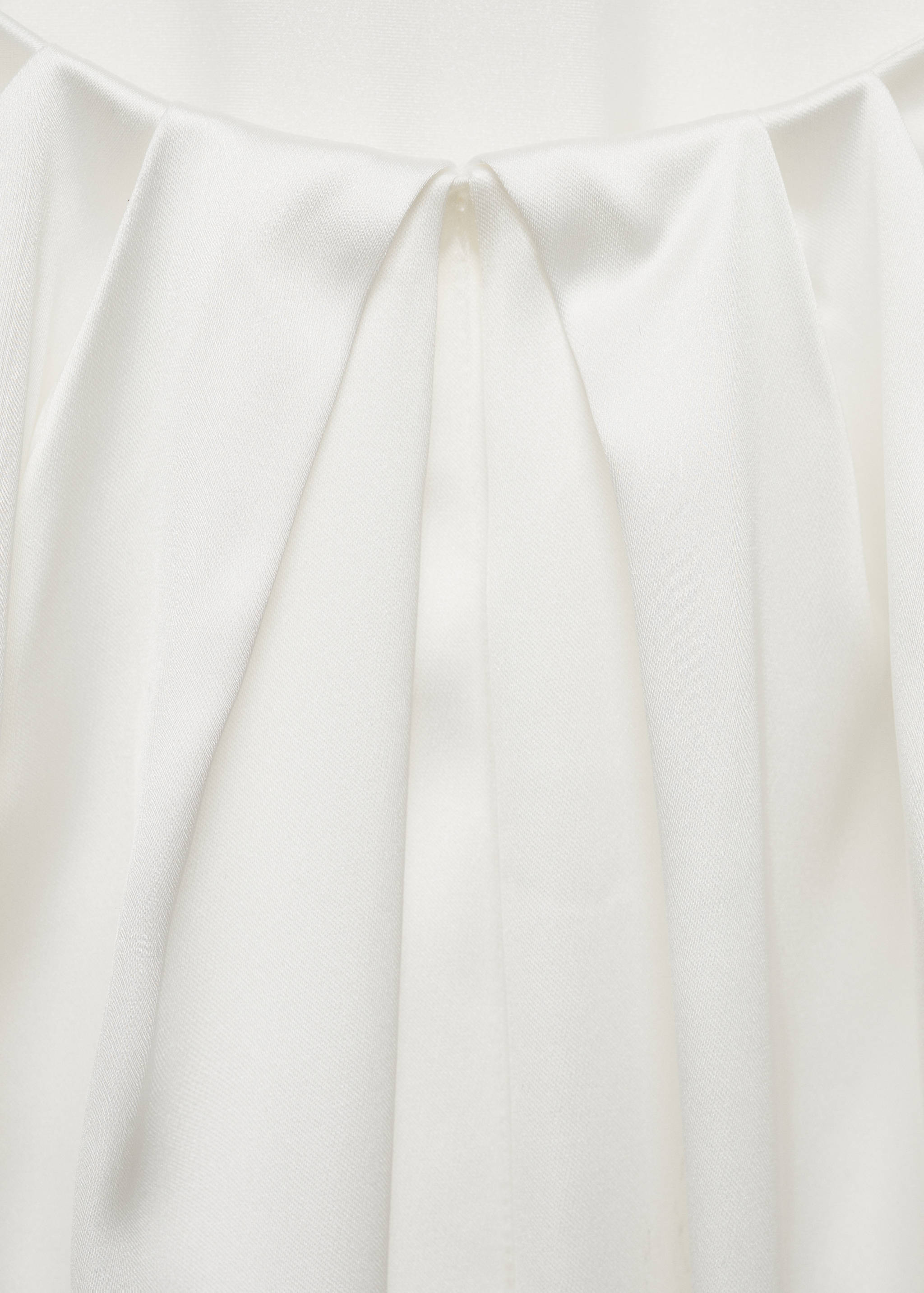 Combined-fabric long dress - Details of the article 8