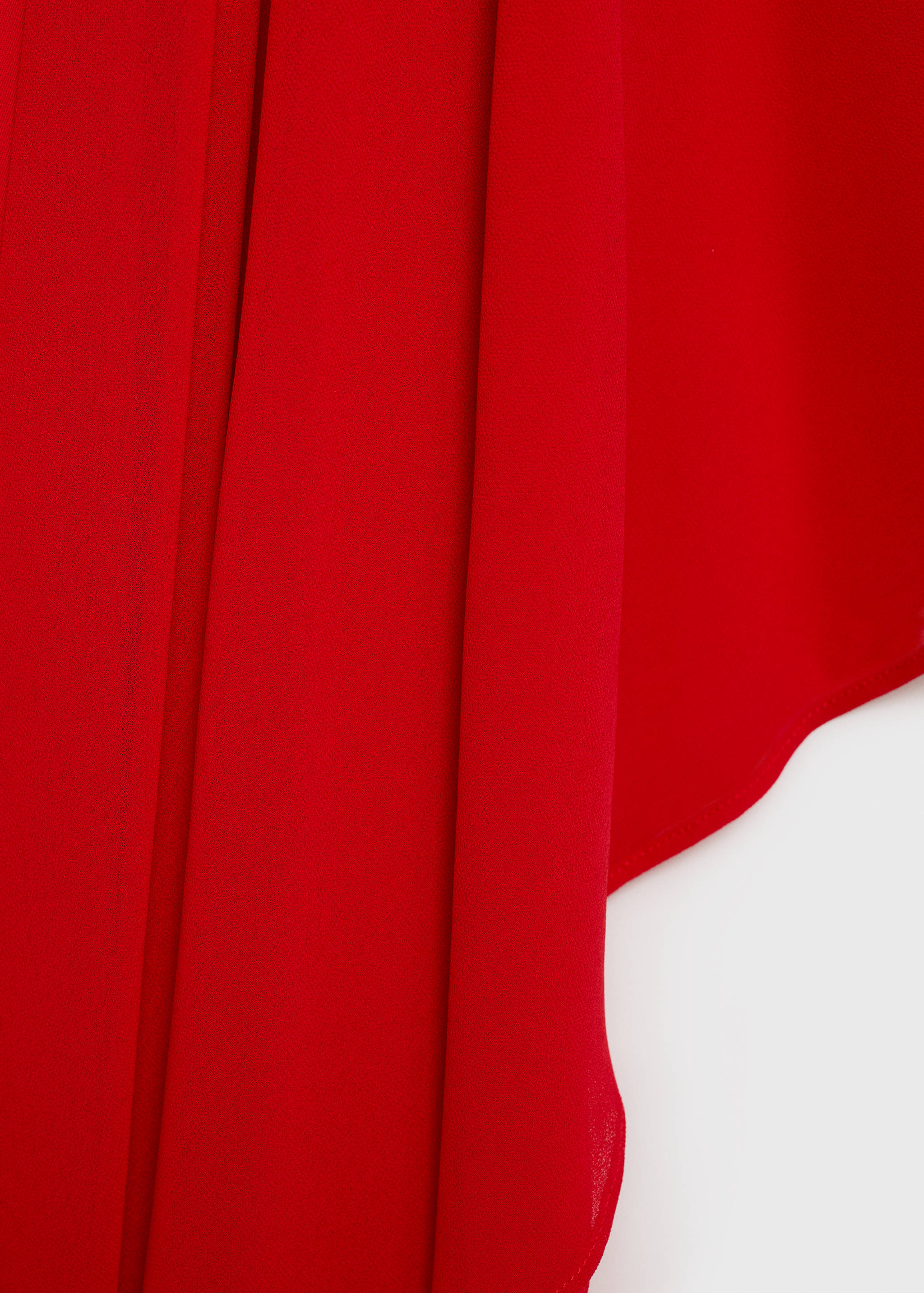 Vestido assimétrico de manga de sino - Pormenor do artigo 8