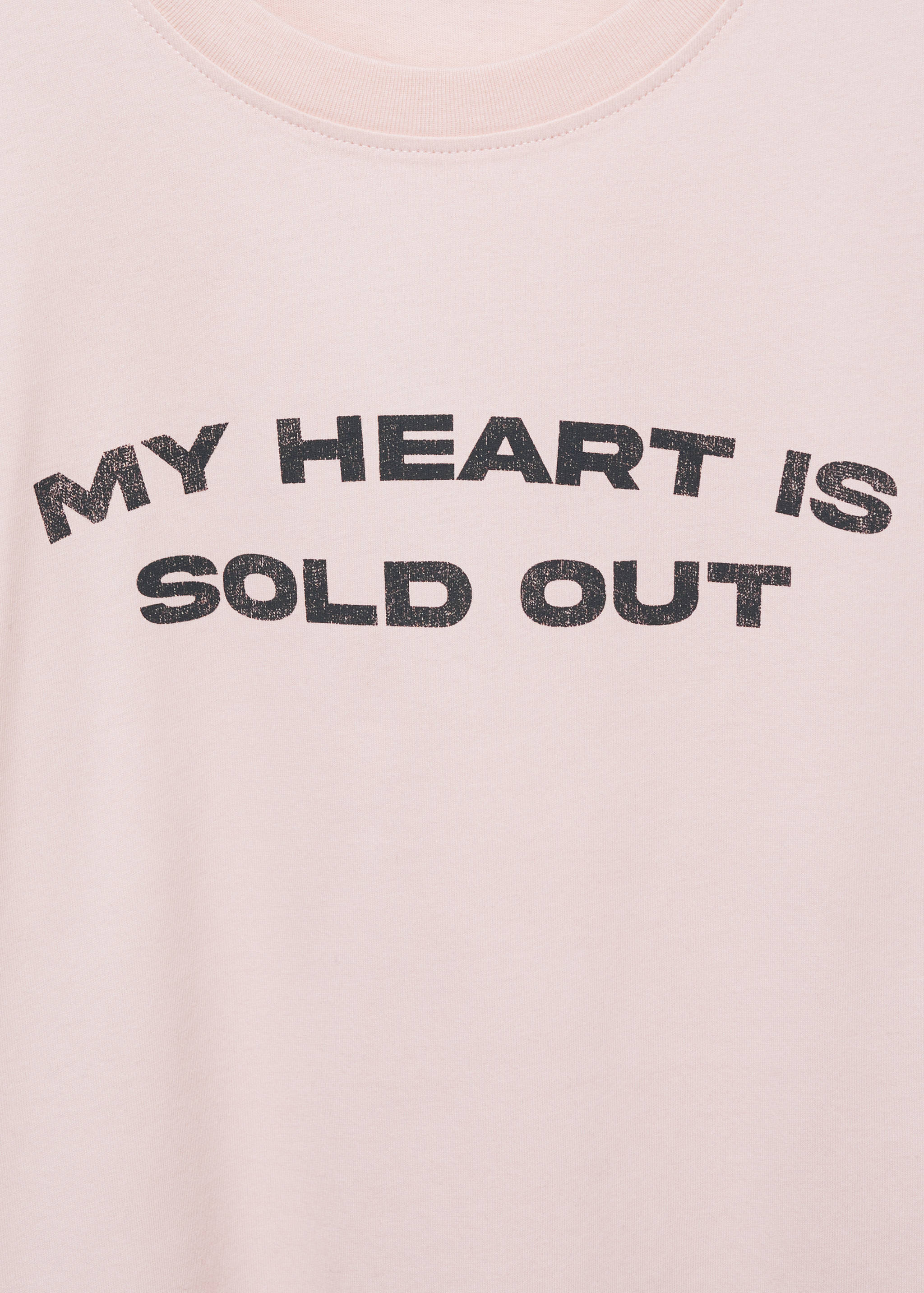 Short-sleeved t-shirt with message - Details of the article 8