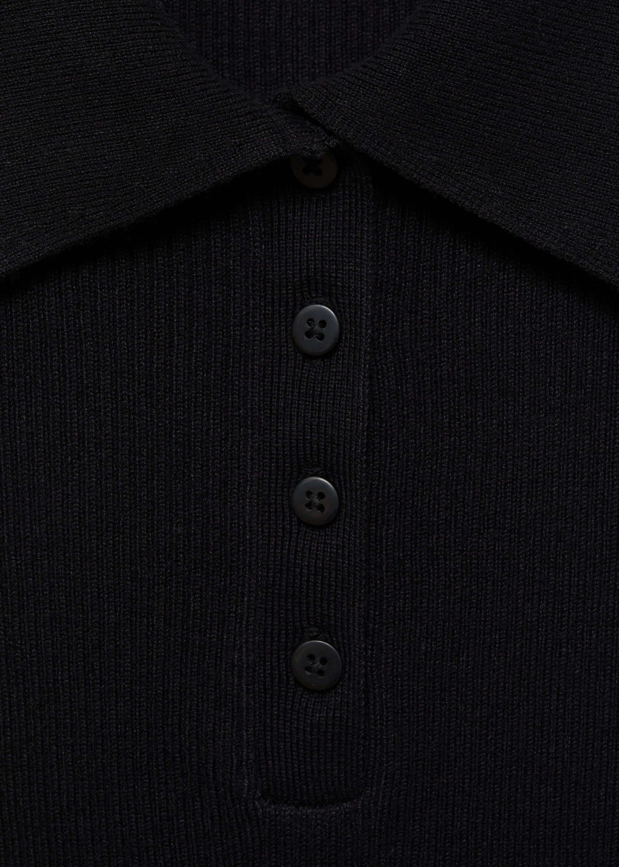 Polo-neck knitted top - Details of the article 8