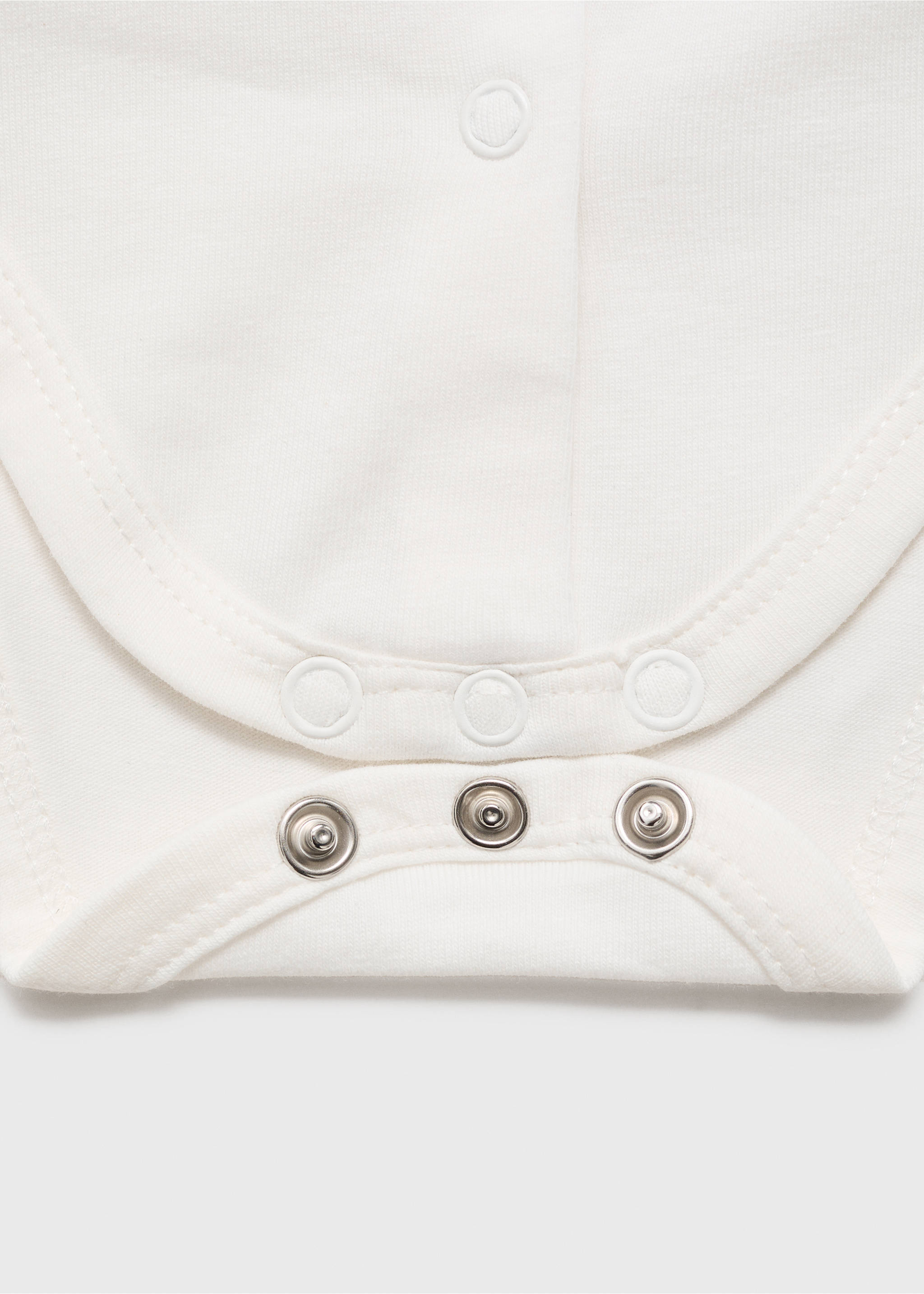 Body cotó coll bebè - Detall de l'article 0, Blanc trencat. Ref: 87025741-00.