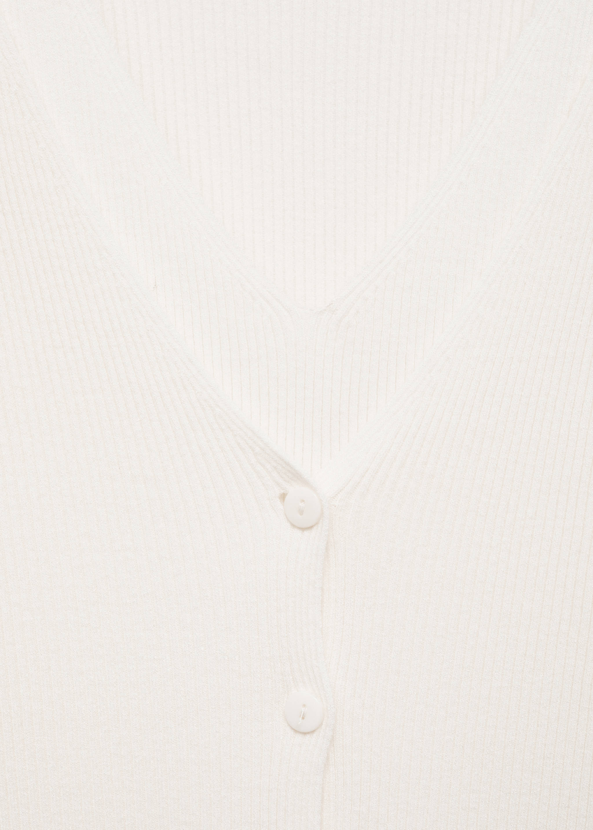 Combined V-neck knitted cardigan - Details of the article 8