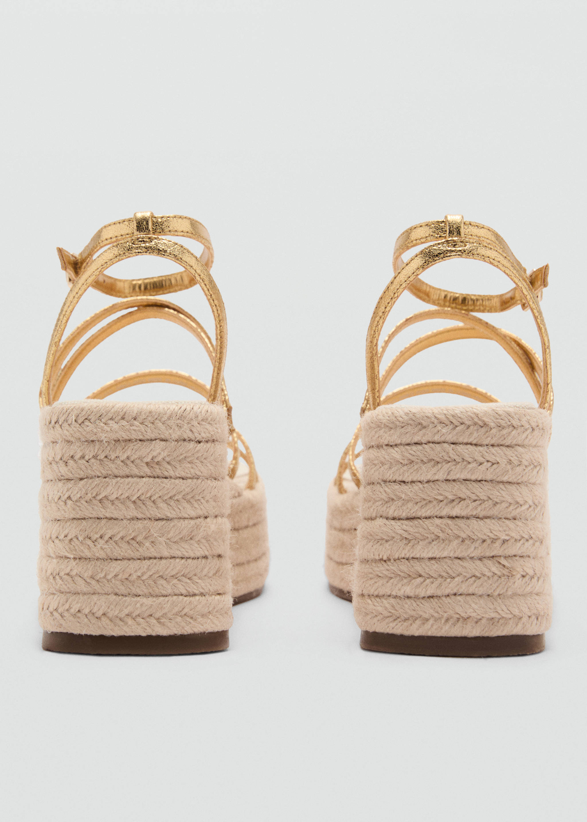 Platform sandals with metallic straps - Details of the article 2