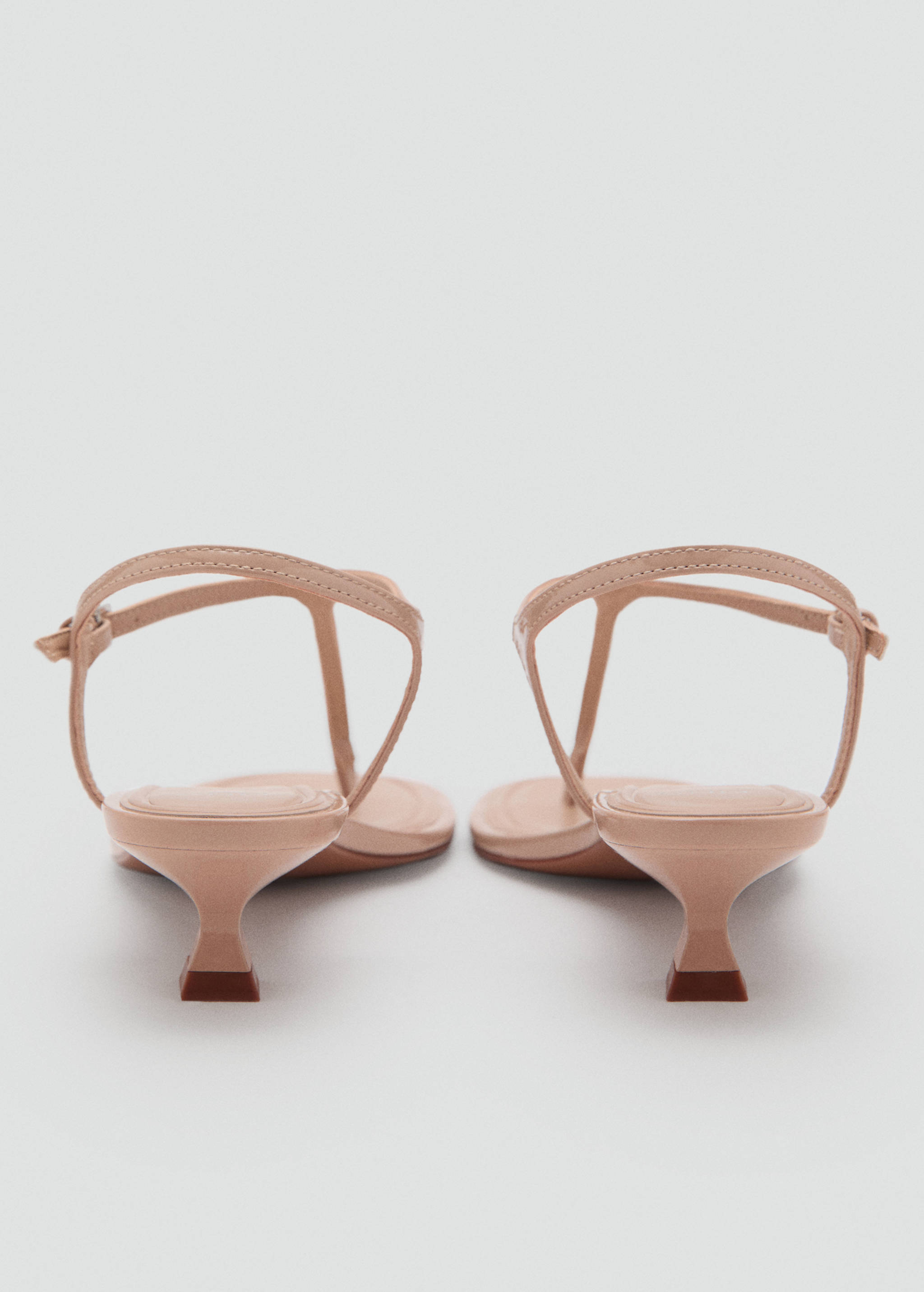 Kitten-heel sandals with strap - Details of the article 1