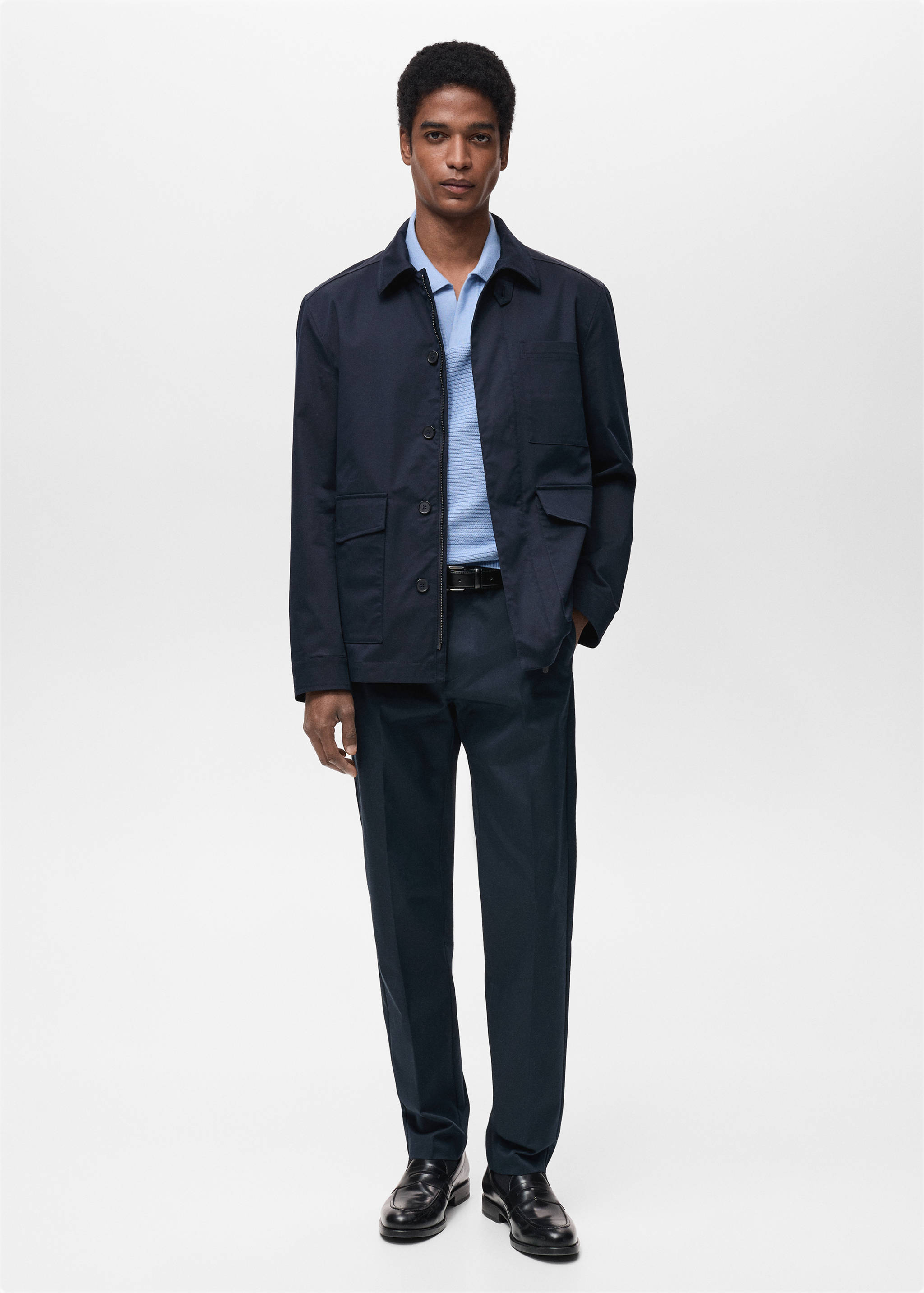 Veste coton résistante à l’eau - Plan général