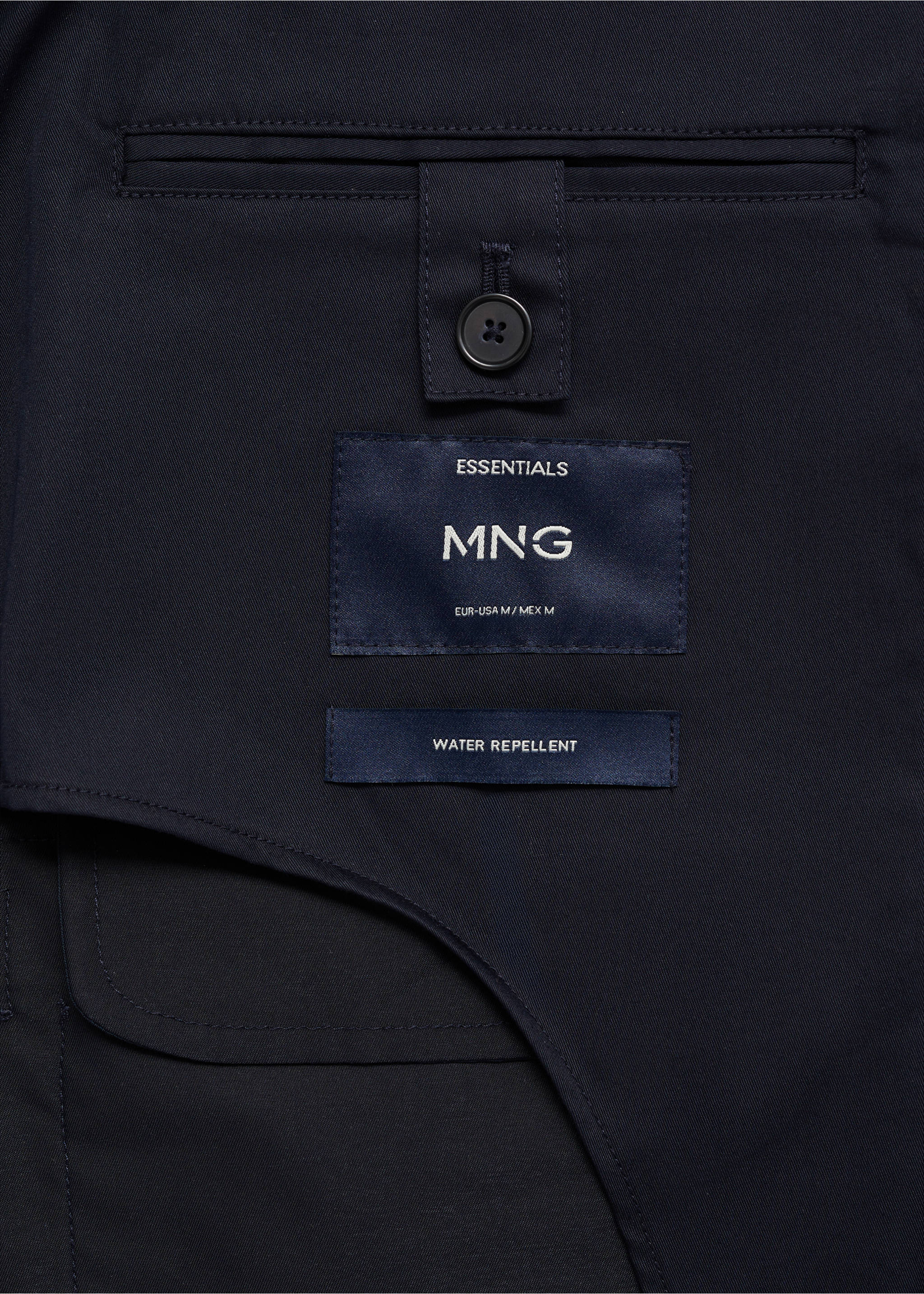 Veste coton résistante à l’eau - Détail de l'article 0, Bleu nuit. Ref: 87025918-00.