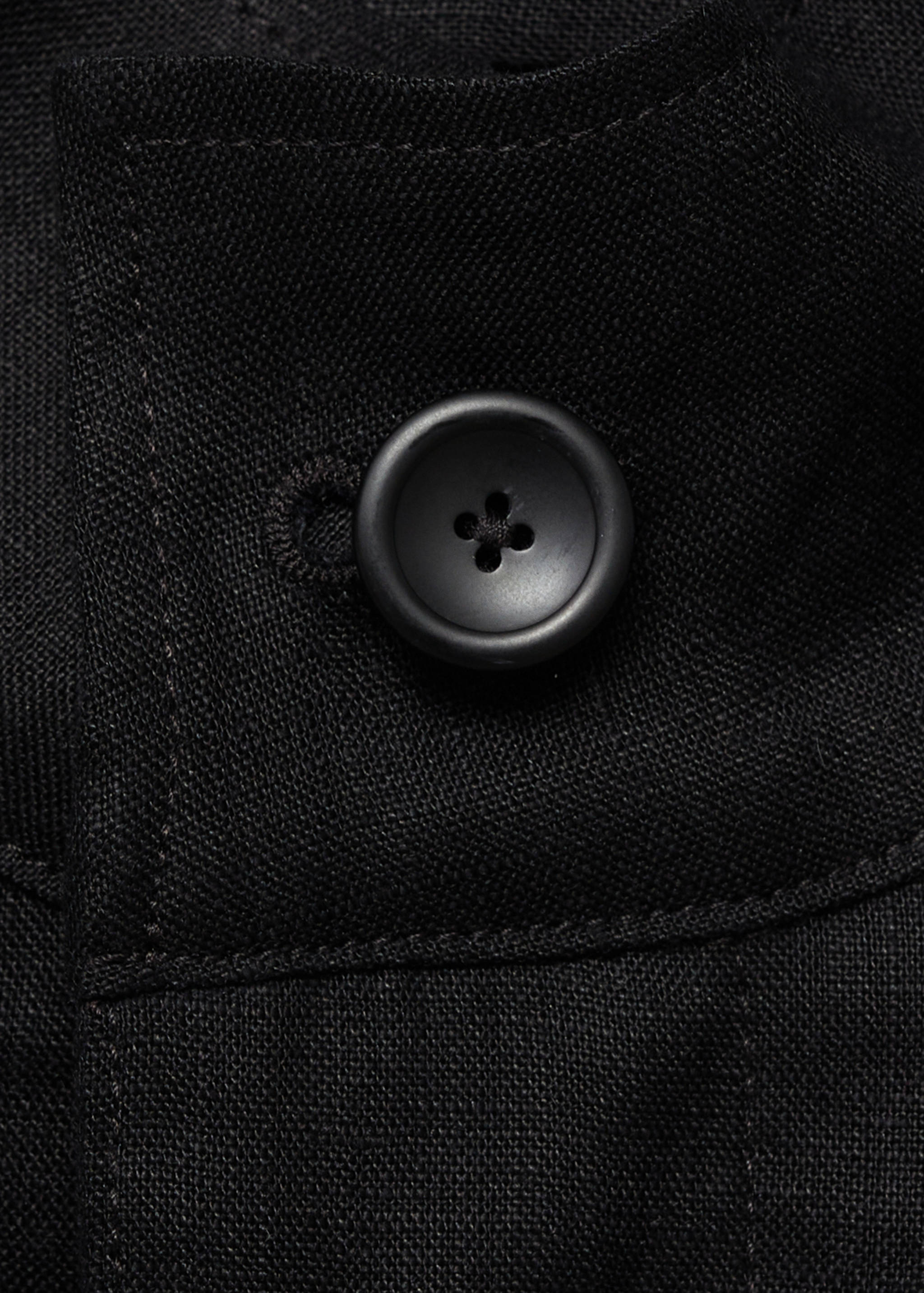 Jacke aus 100 % Leinen mit hohem Kragen - Detail des Artikels 8