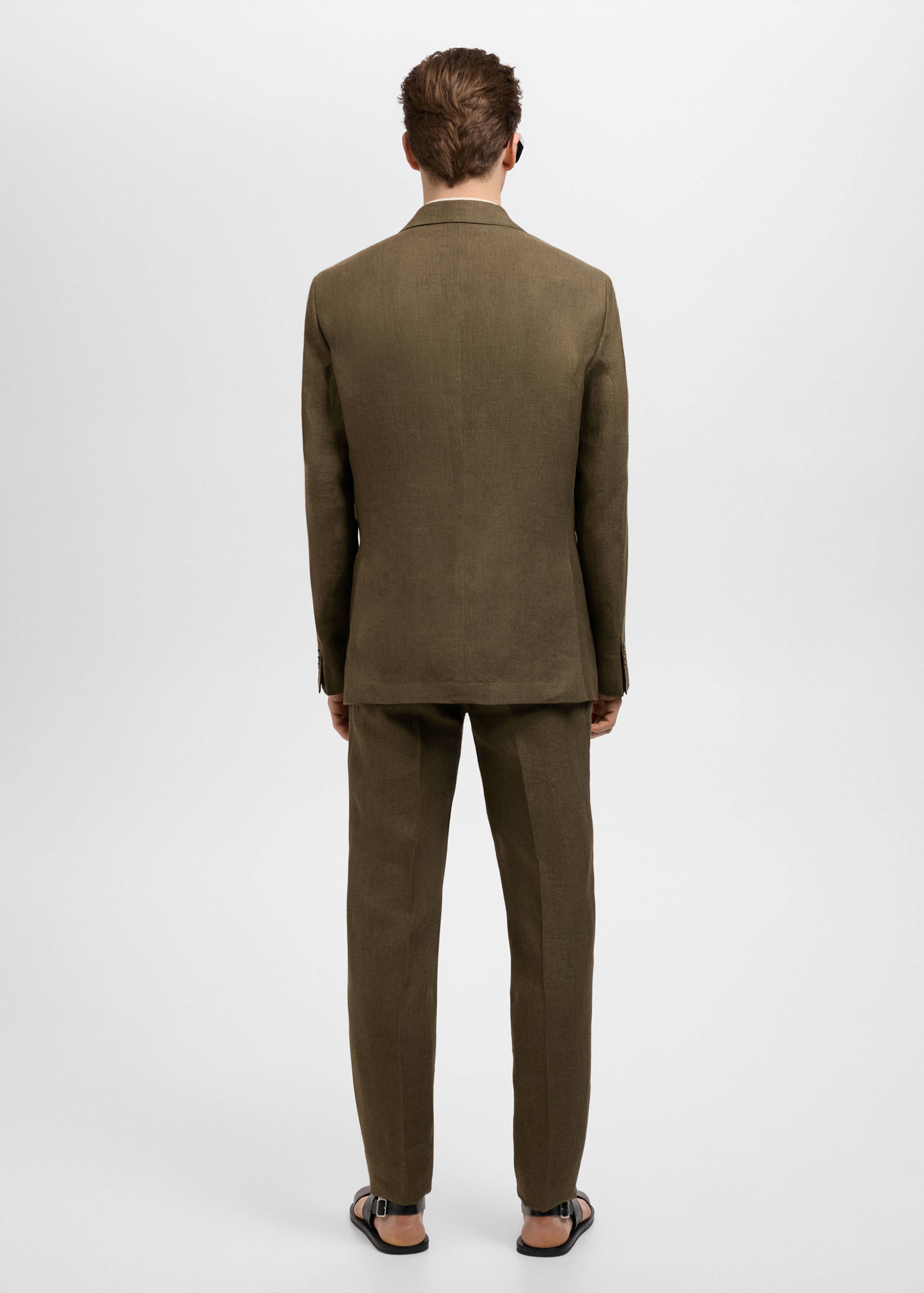 Veste costume Amalfi 100 % lin slim-fit - Verso de l’article