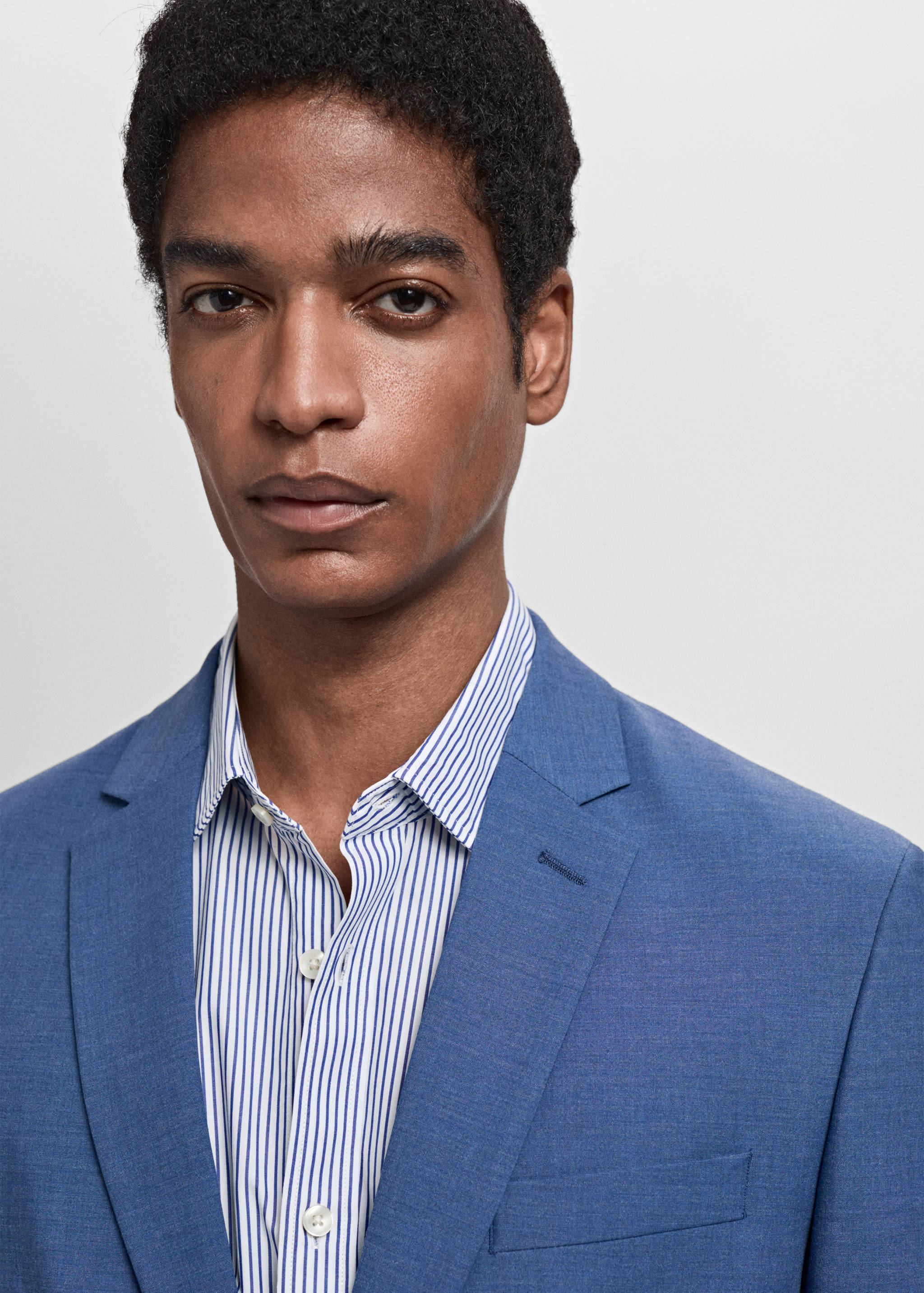 Super slim-fit suit jacket in stretch fabric - Details of the article 1