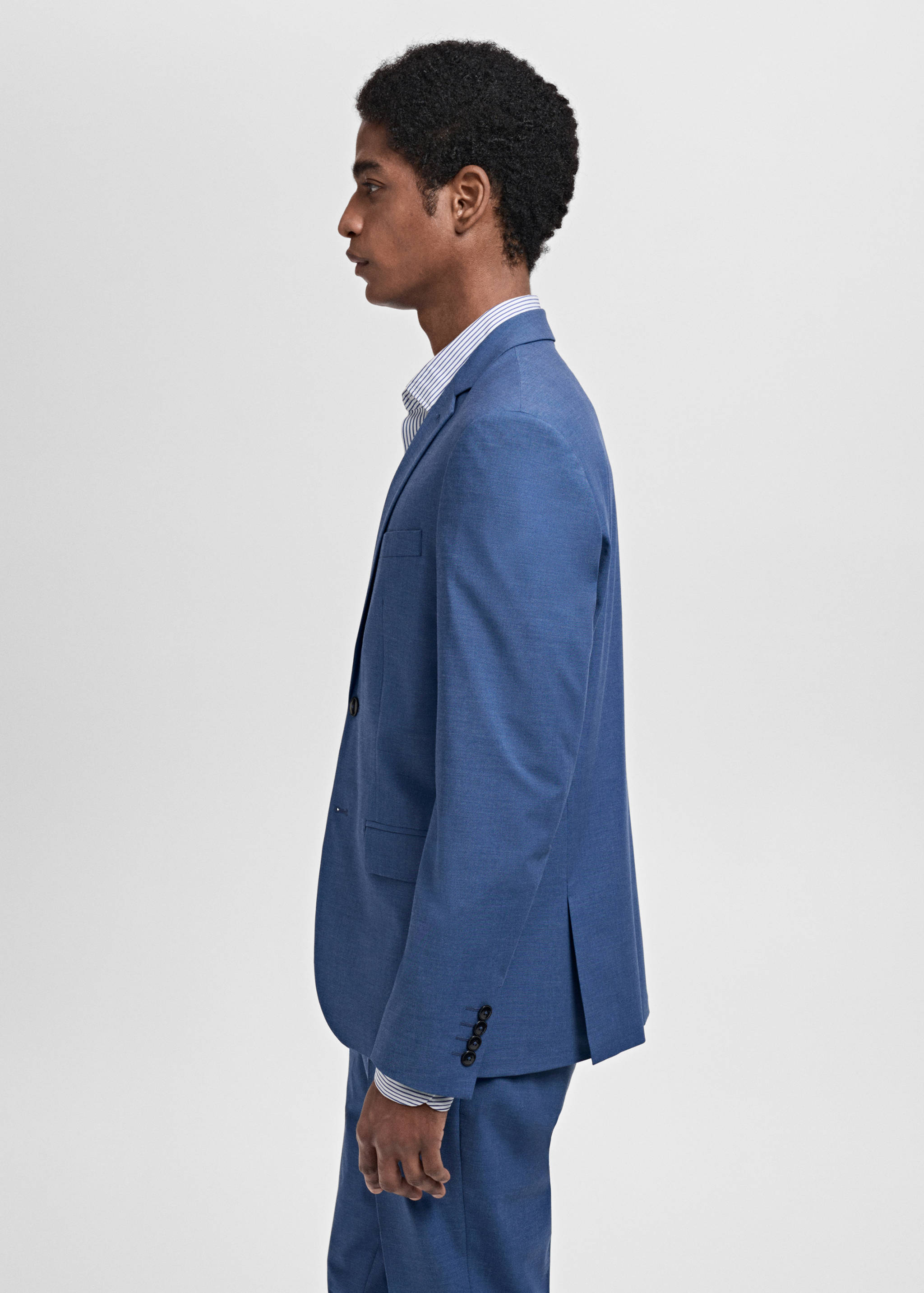 Super slim-fit suit jacket in stretch fabric - Details of the article 2