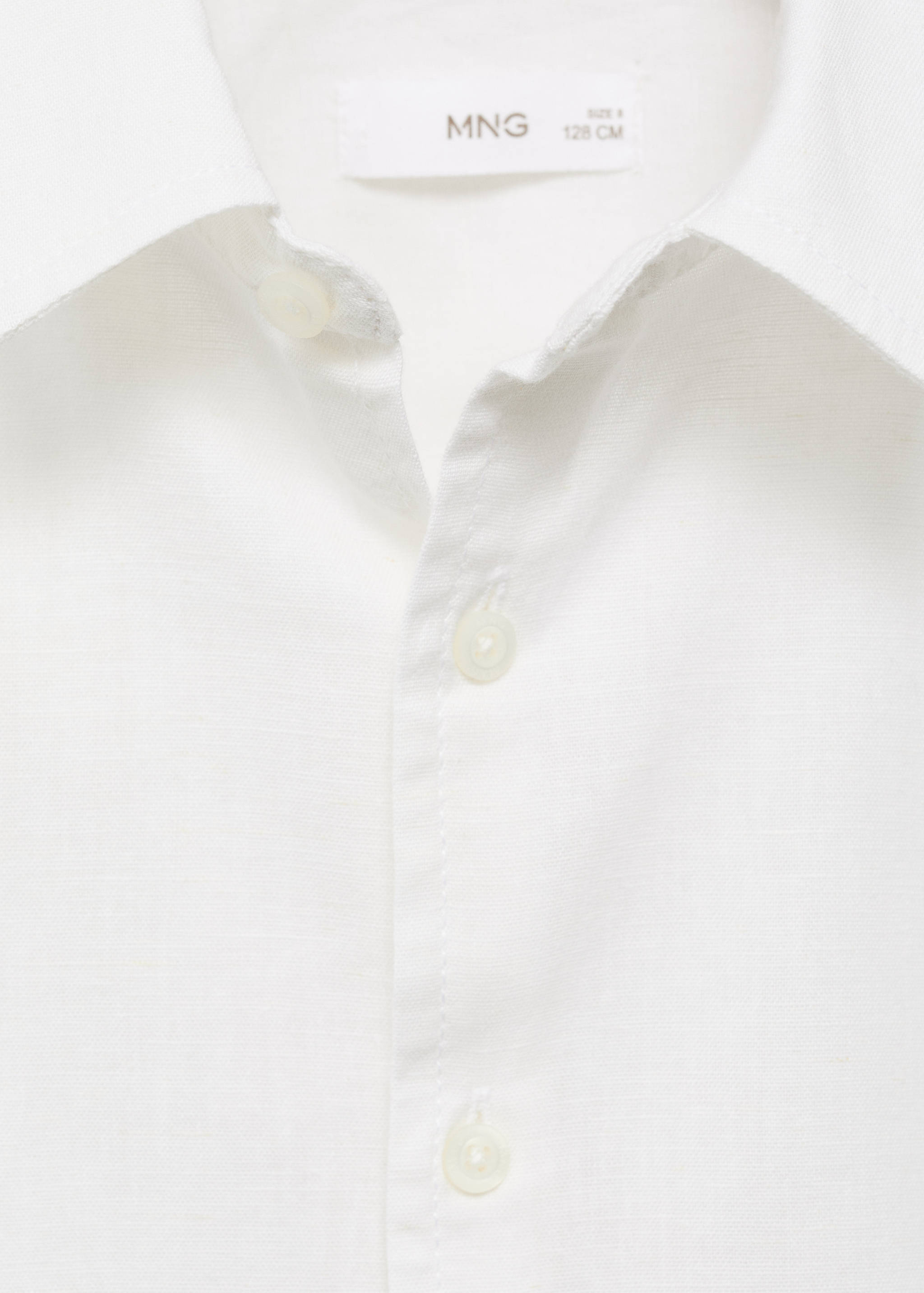 Cotton and linen shirt - Details of the article 8