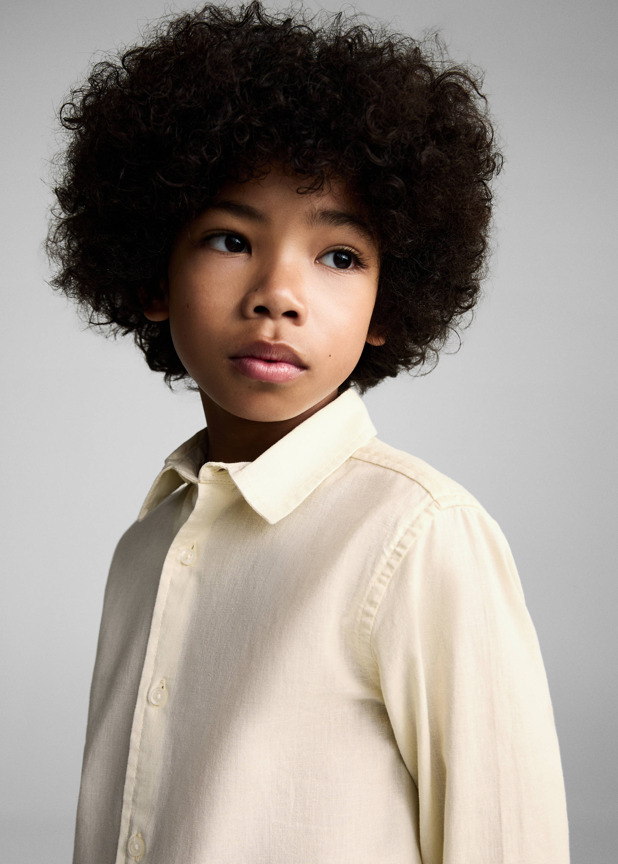 Hemd aus Baumwolle mit Leinen - Detail des Artikels 1