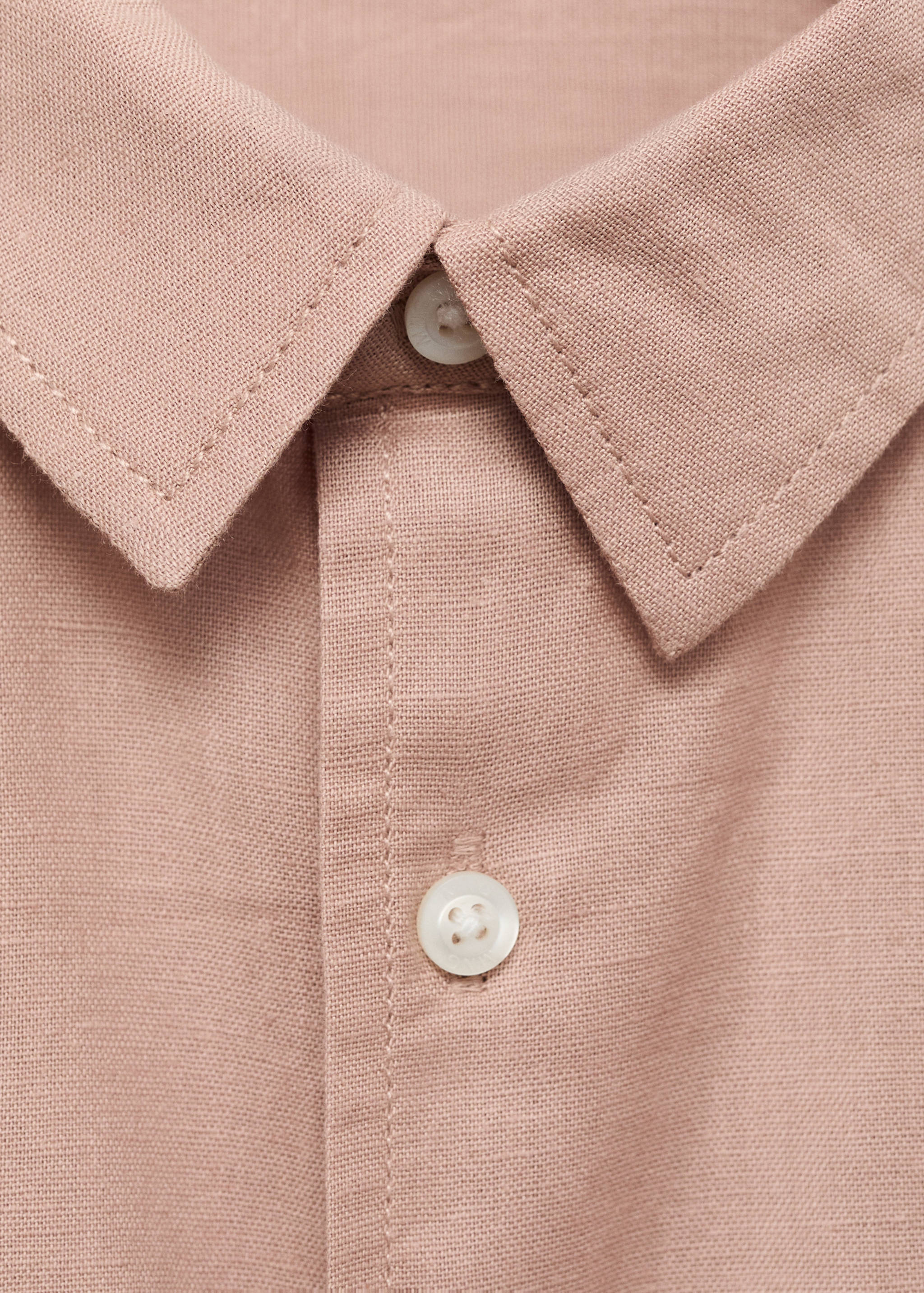Cotton and linen shirt - Details of the article 8