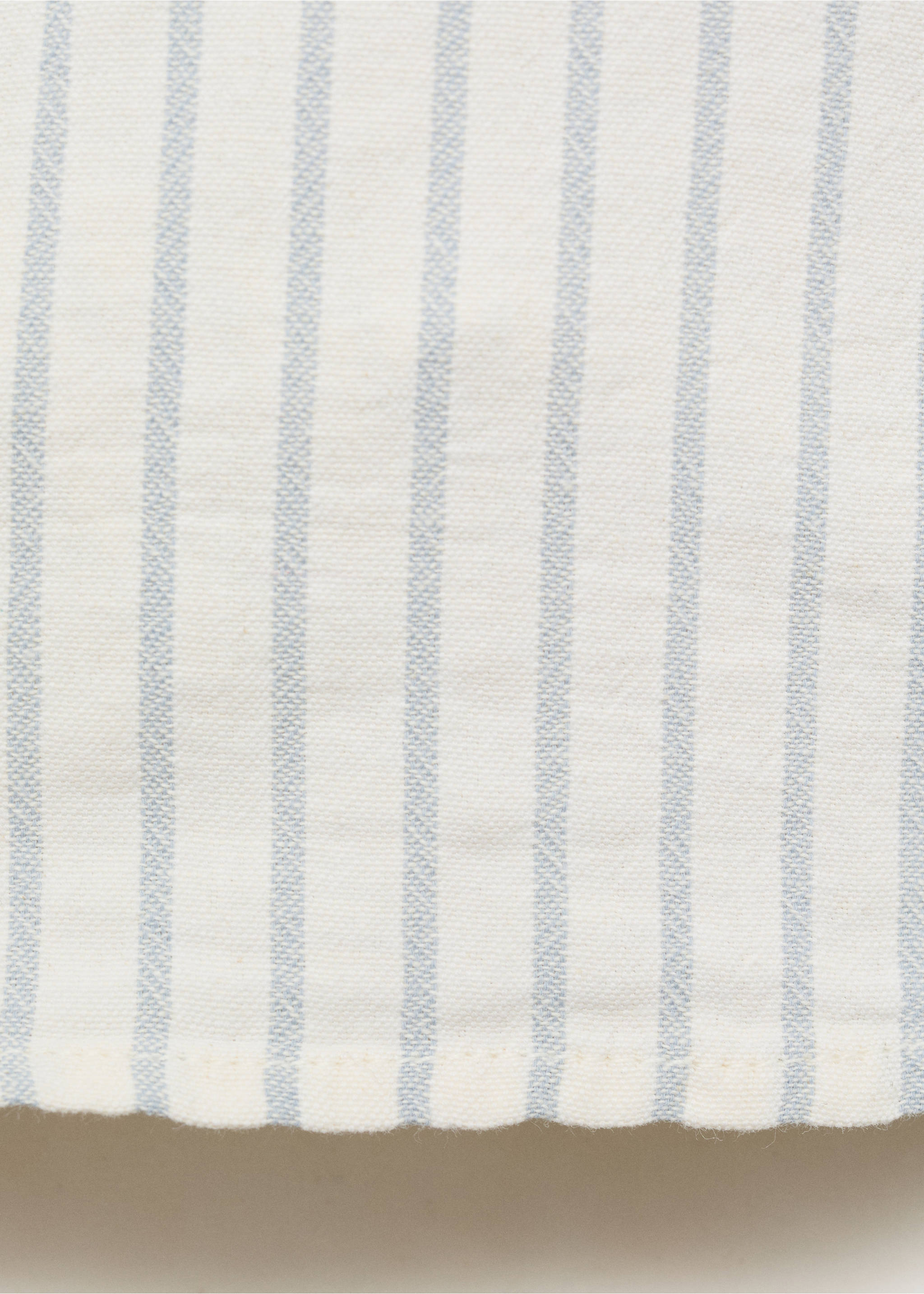 Striped Mao collar shirt - Details of the article 0, Off White. Ref: 87025943-00.