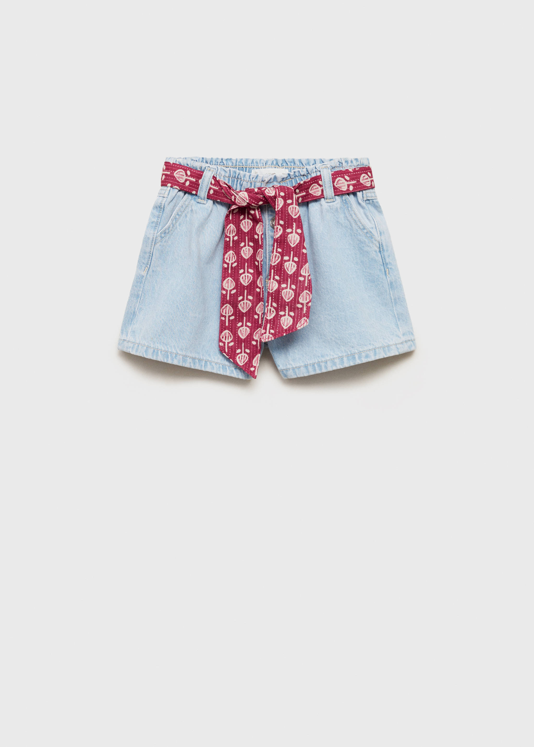 Short en jean nœud - Article sans modèle