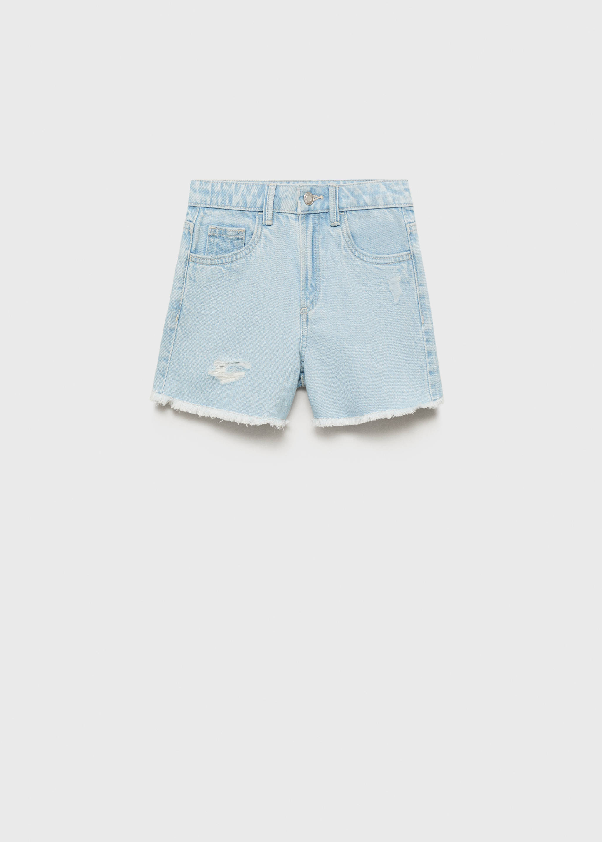 Jeansshorts mit ausgefranstem Saum - Artikel ohne Model