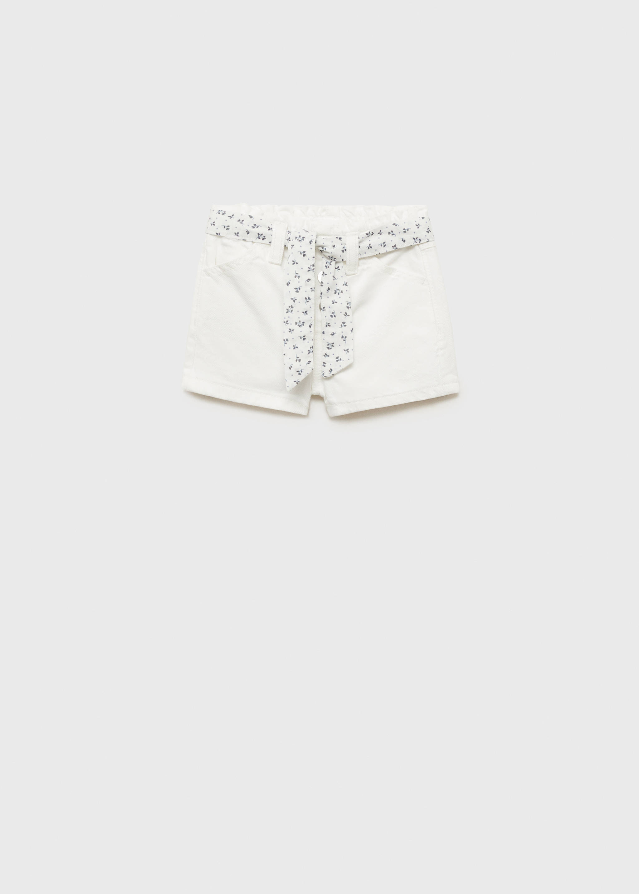 Denim shorts with belt - Article without model