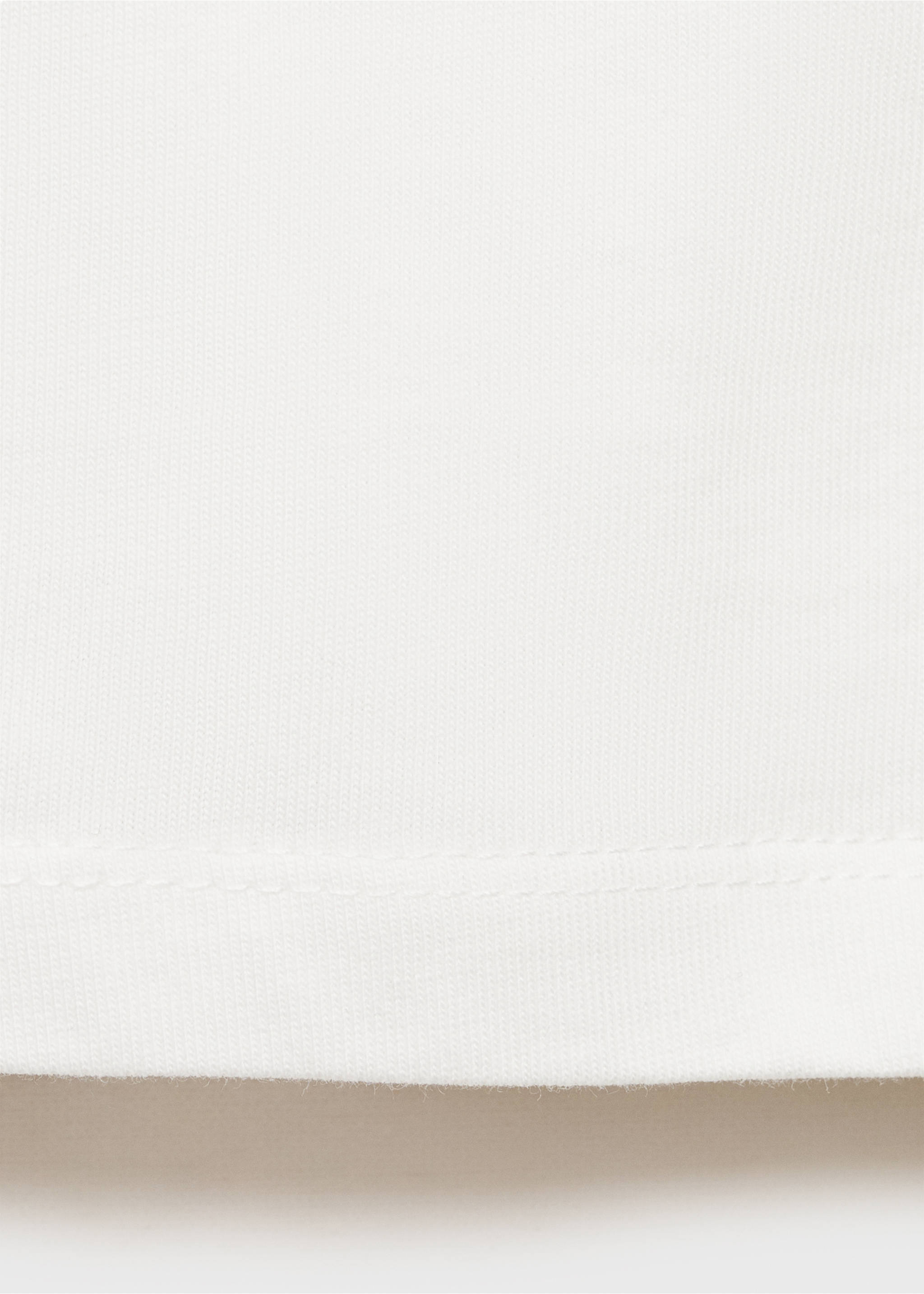 Ruffled asymmetric T-shirt - Details of the article 0, Off White. Ref: 87025961-00.