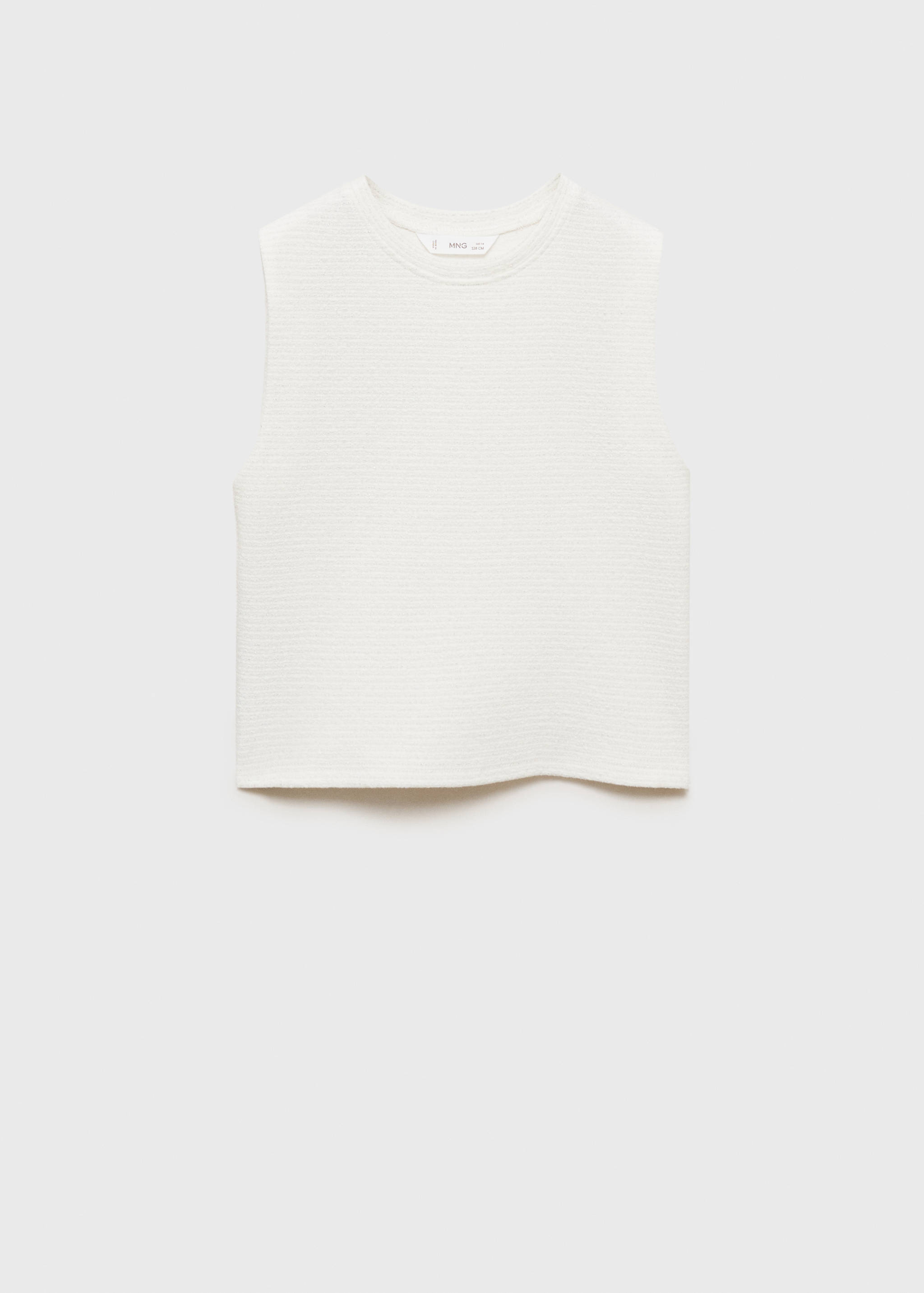 T-shirt coton texturé - Article sans modèle