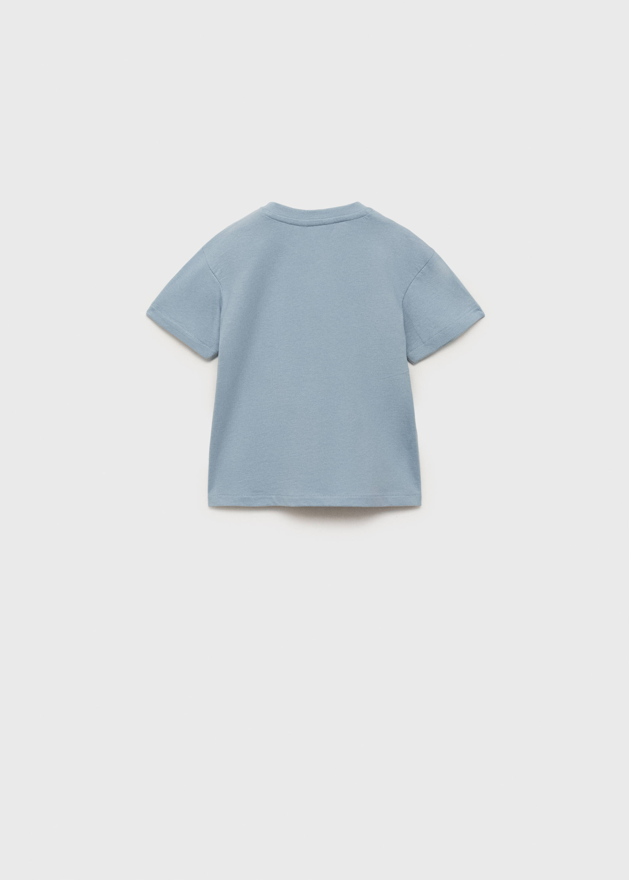Camiseta algodón dibujo relieve - Reverso del artículo