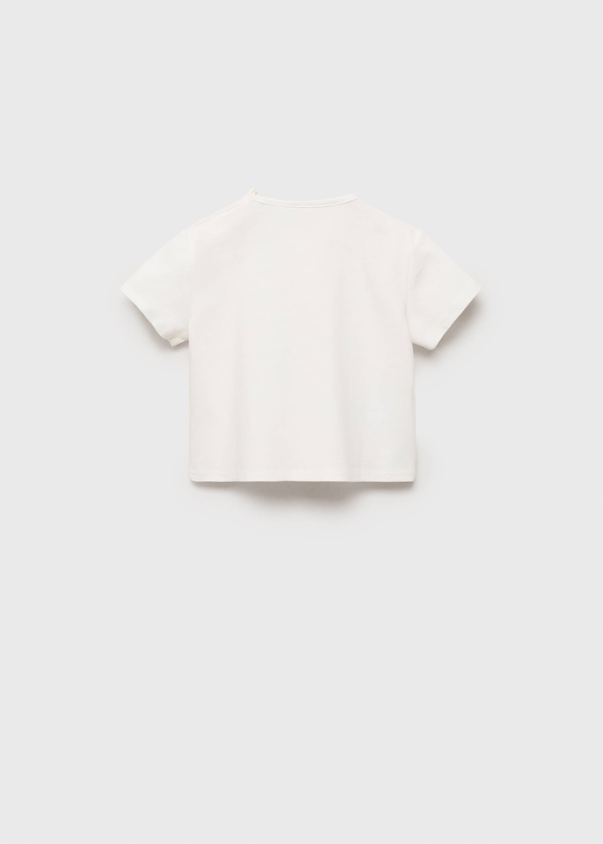 Embossed cotton t-shirt - Reverse of the article