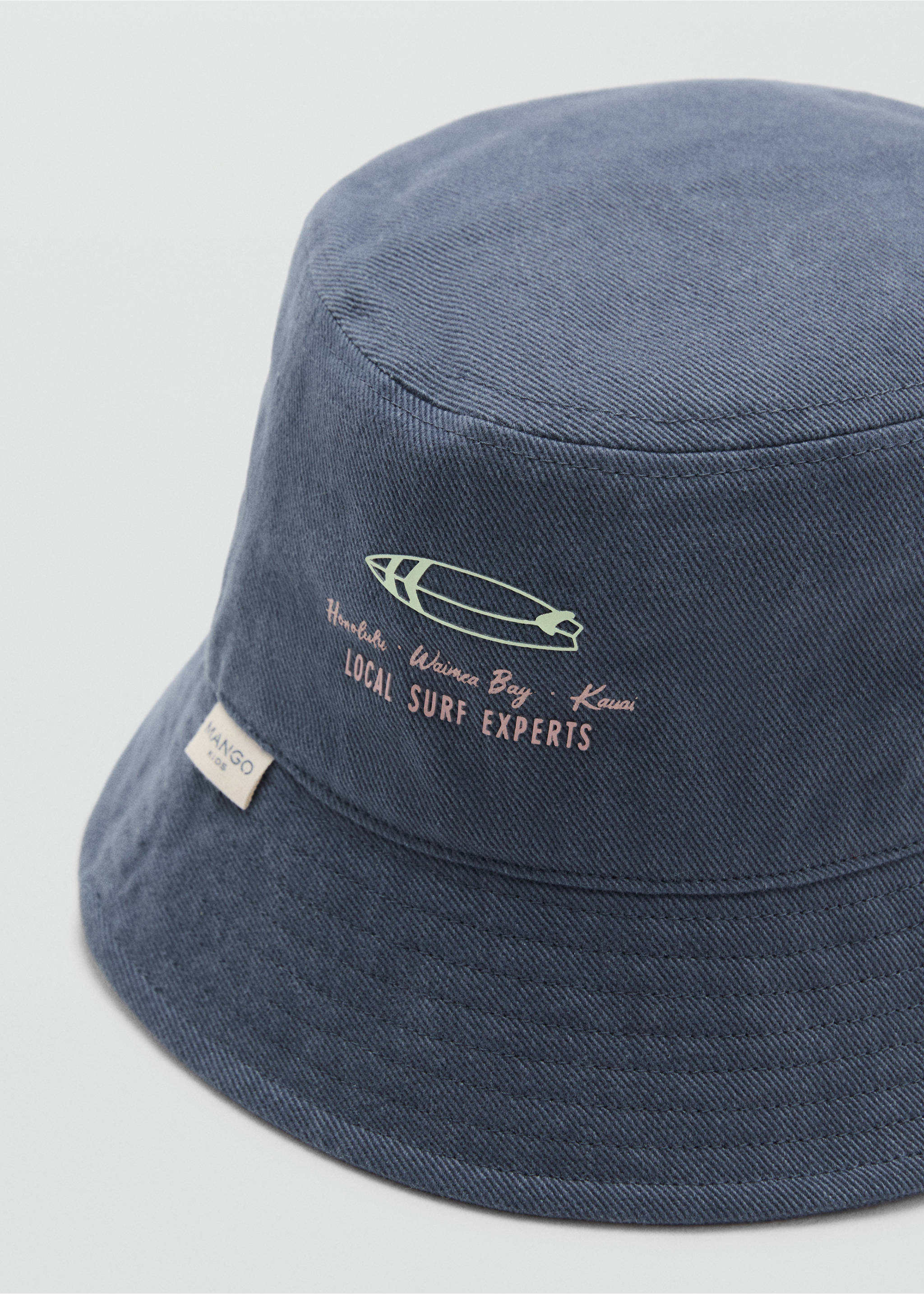 Bucket print hat - Medium plane, Navy. Ref: 87025975-00.