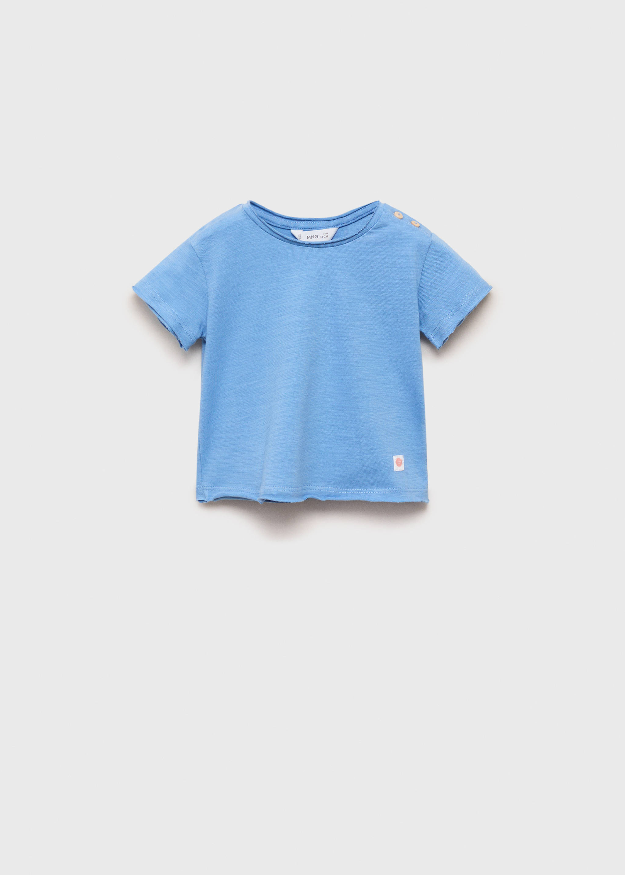 Baumwollshirt mit Knöpfen - Artikel ohne Model