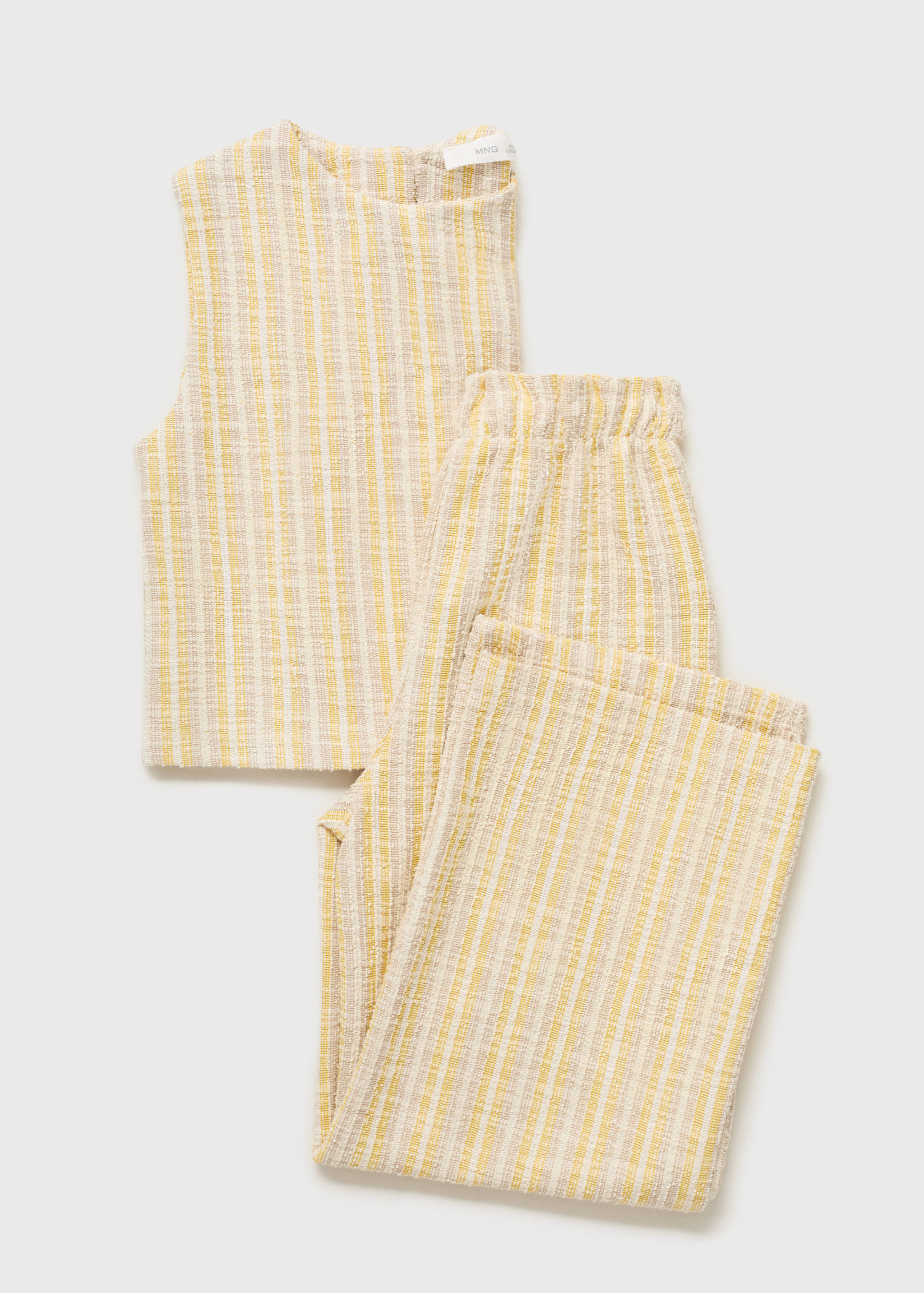 T-shirt rayures texturé - Détail de l'article 8