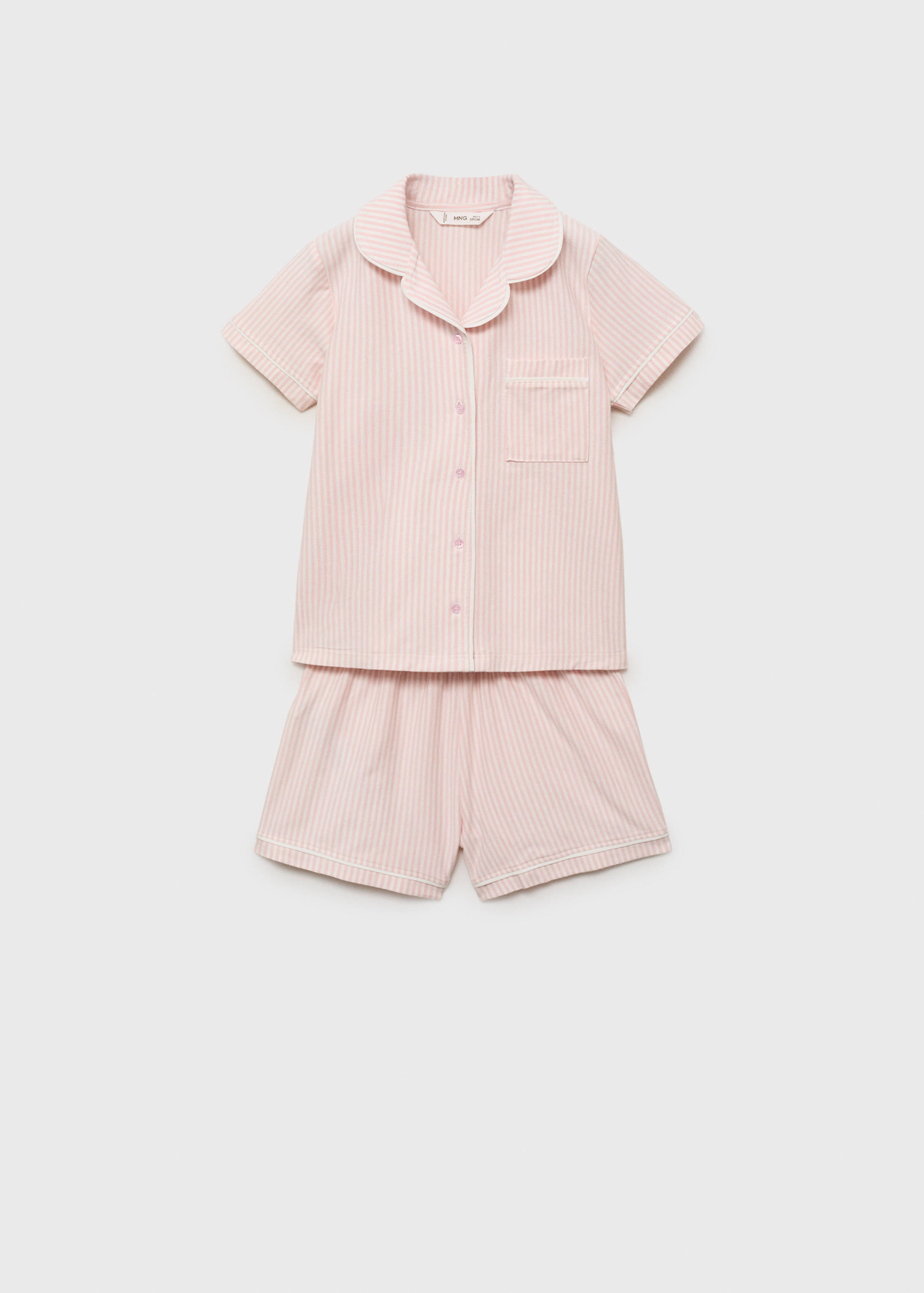 Kurzer Streifen-Pyjama - Artikel ohne Model