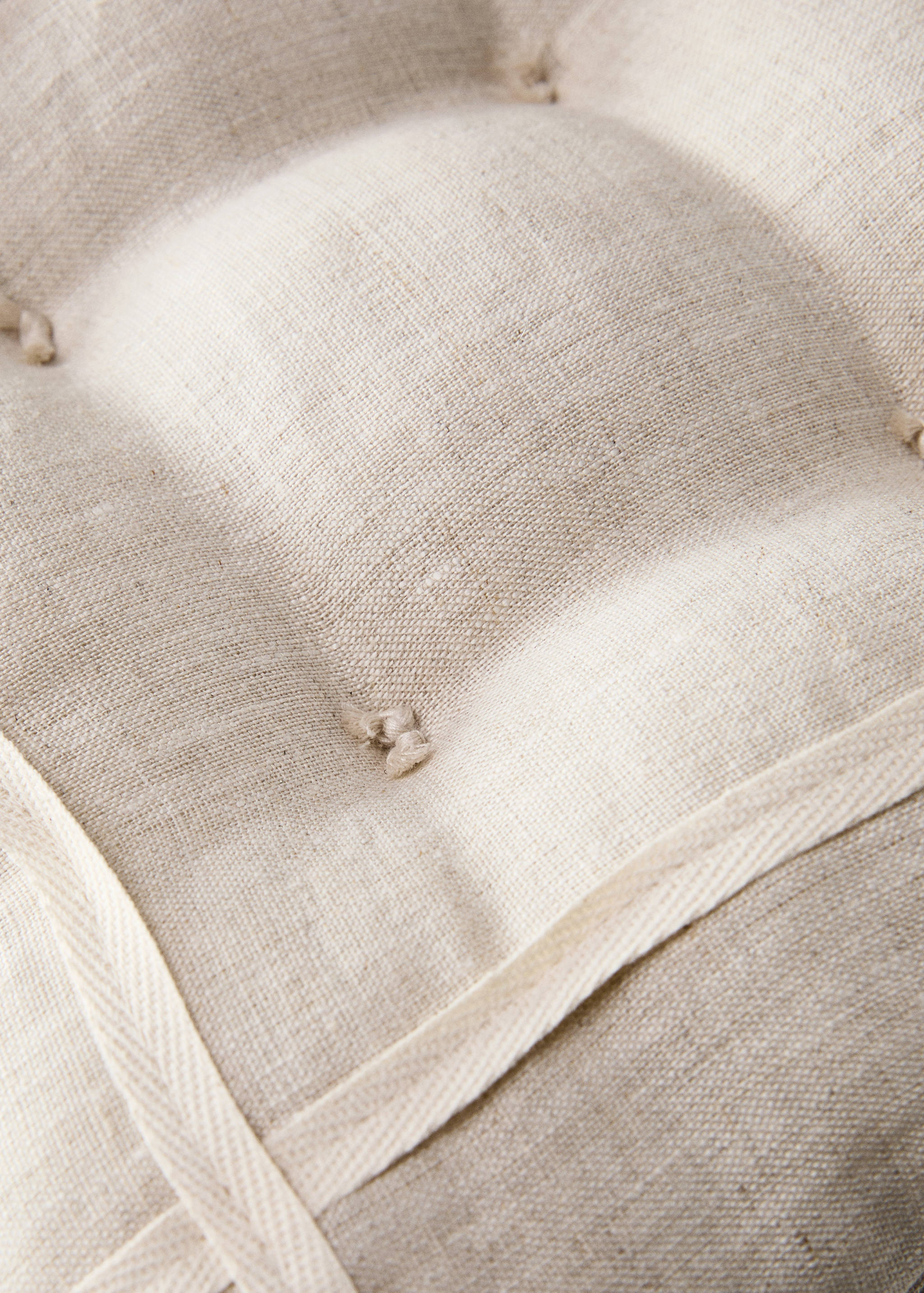 Children's linen cotton cushion, 30x30 cm - Details of the article 2