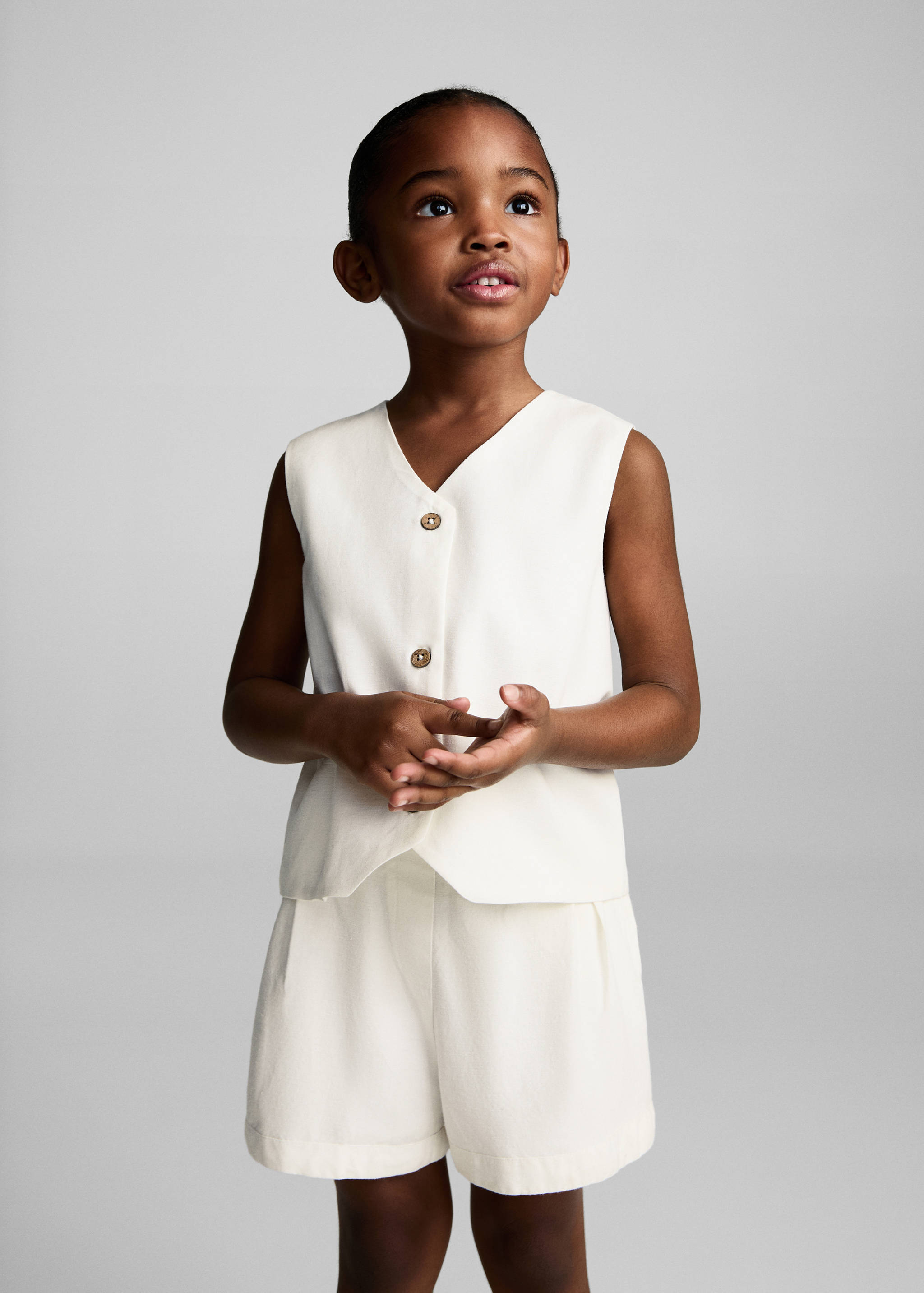 Linen shorts - Medium plane