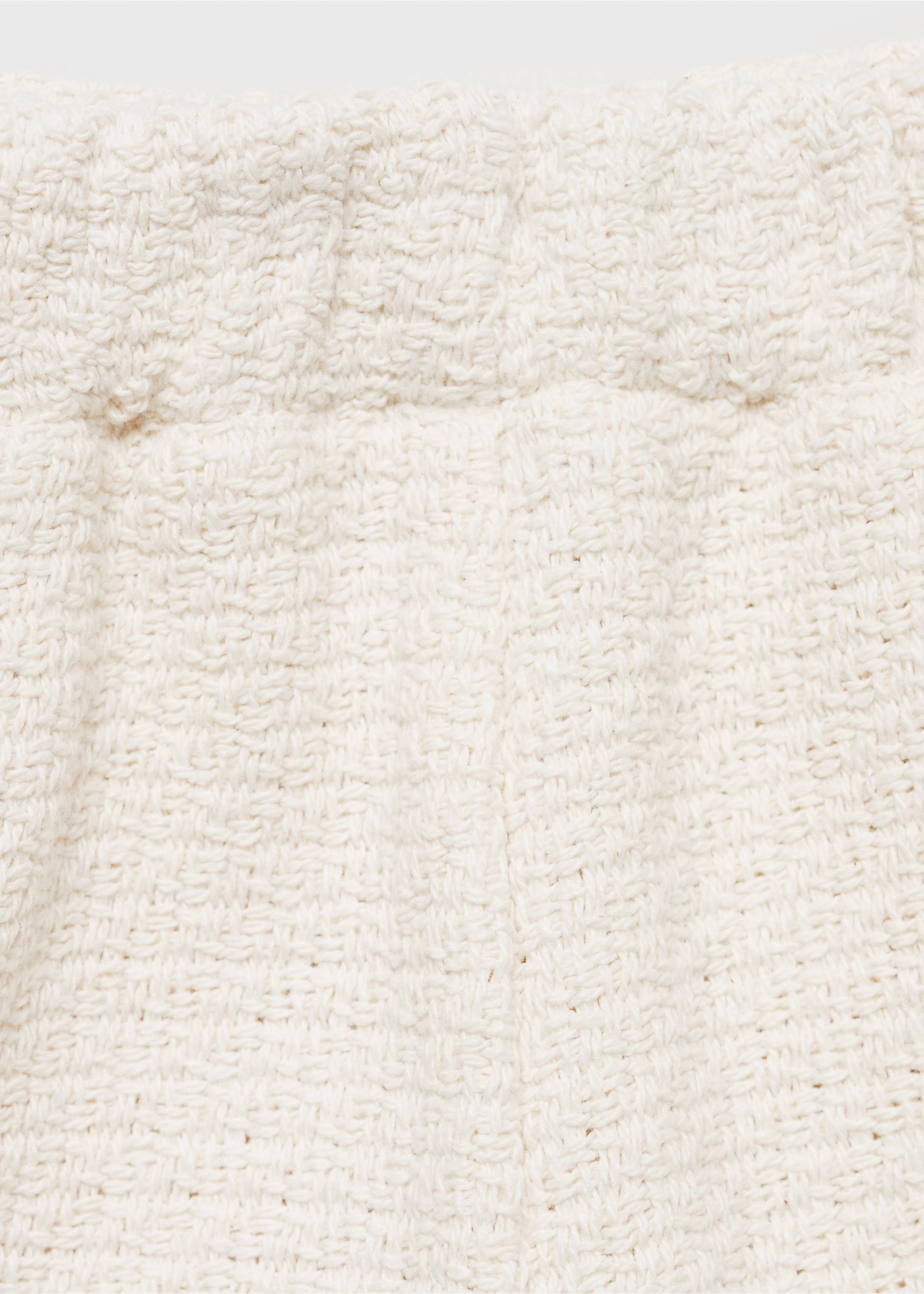 Ausgefranster Hosenrock - Detail des Artikels 8, Cremeweiß. Ref: 87025985-00.